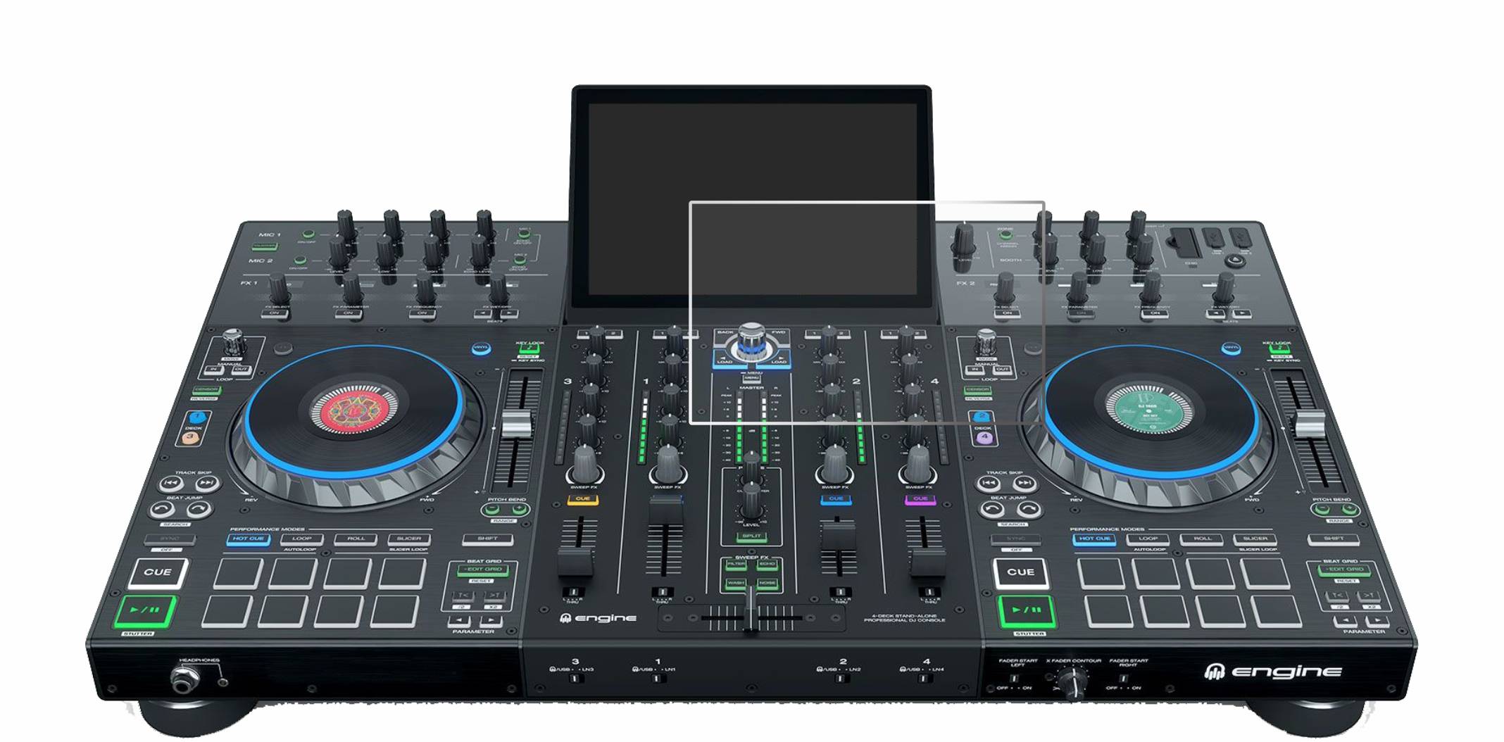 upscreen Bacteria Shield Clear Premium Antibakterielle Displayschutzfolie für Denon DJ Prime