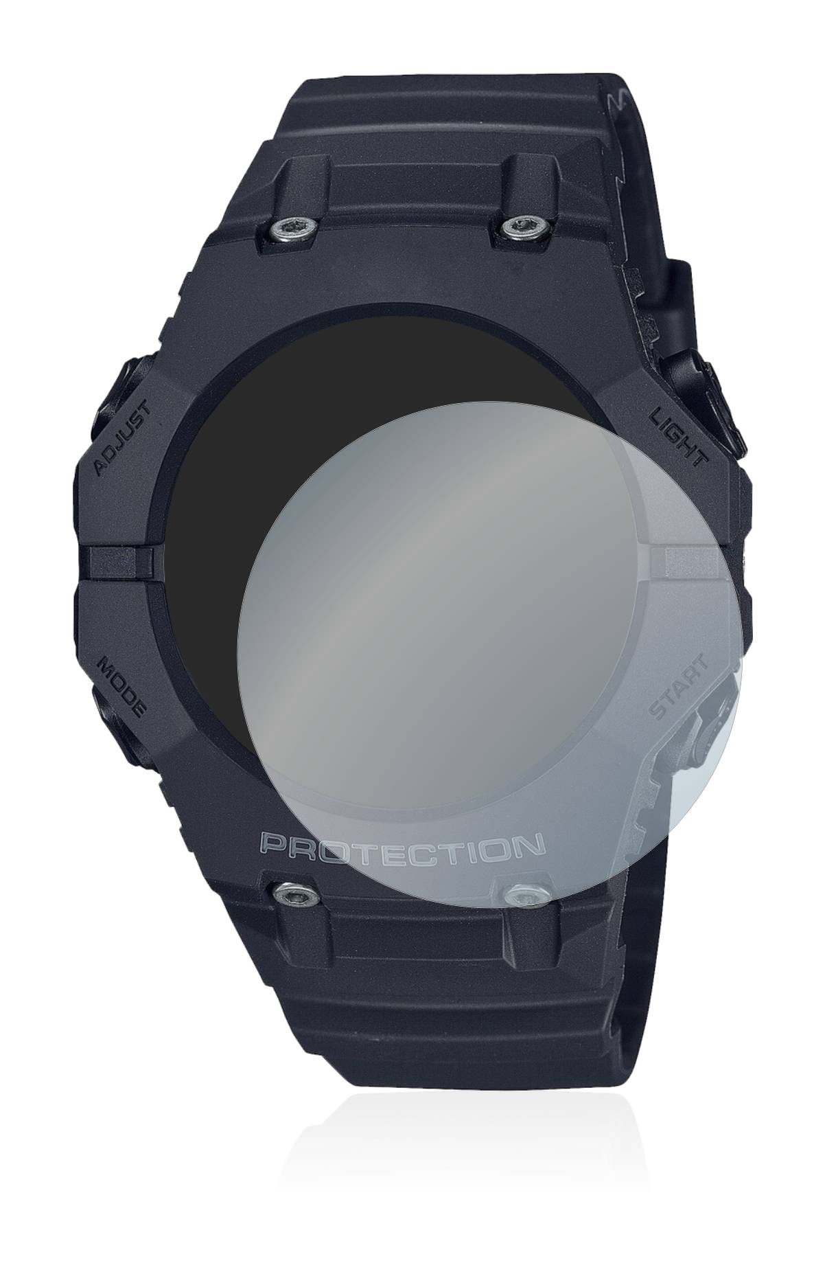 upscreen Bacteria Shield Clear Premium Antibakterielle Displayschutzfolie für Casio G-Shock