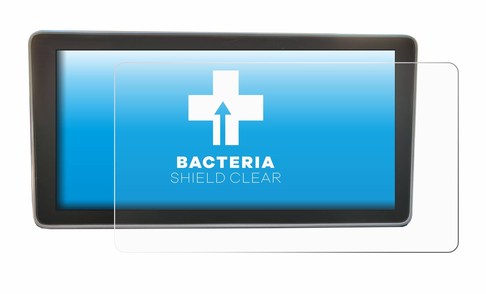 upscreen Bacteria Shield Clear Premium Antibakterielle Displayschutzfolie für Audi A4 B9