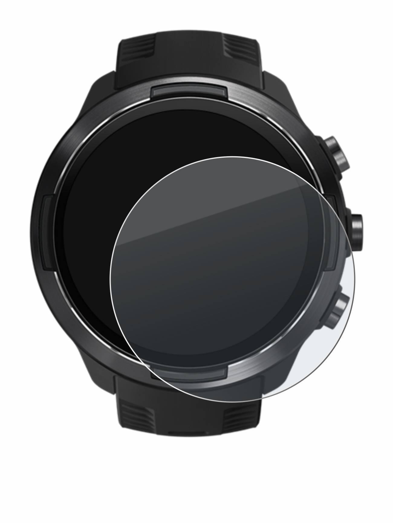 upscreen Hybrid Glass Matte Premium Schutzglas Folie für Suunto