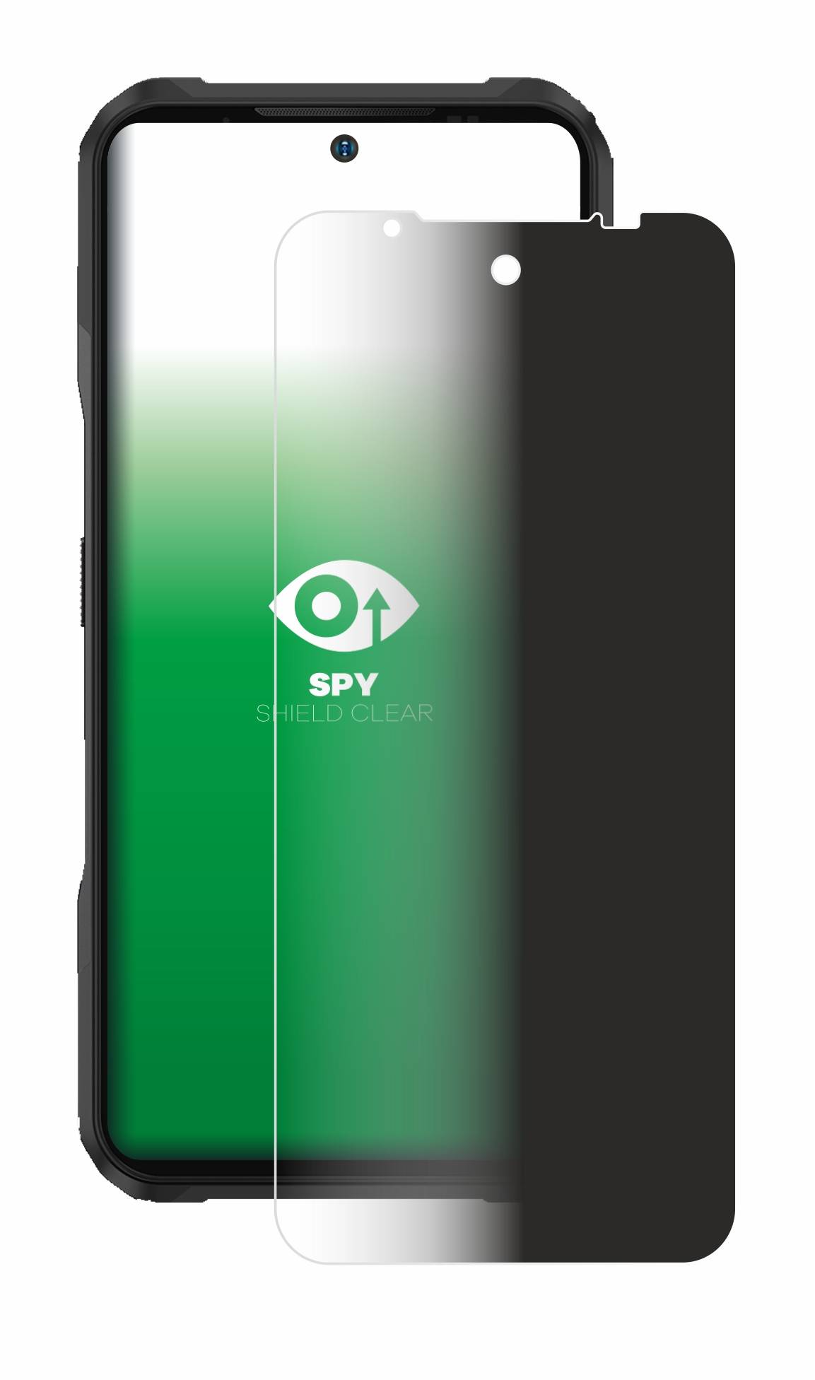 upscreen Blickschutzfolie für Doogee V20 Anti-Spy Privacy Blaulichtschutz Sichtschutzfolie