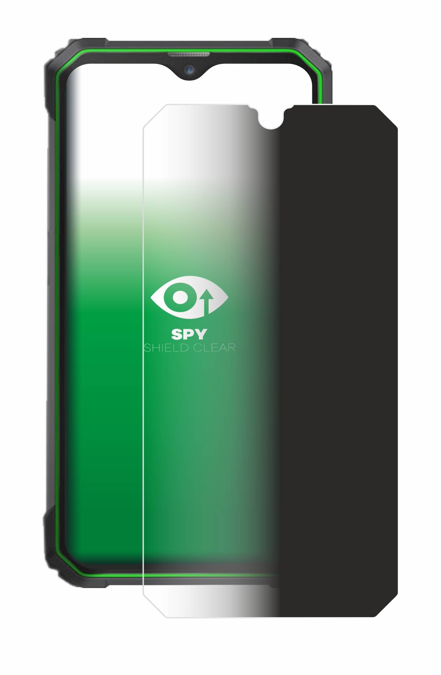 upscreen Blickschutzfolie für Blackview BL8800 5G Anti-Spy Privacy Blaulichtschutz Sichtschutzfolie
