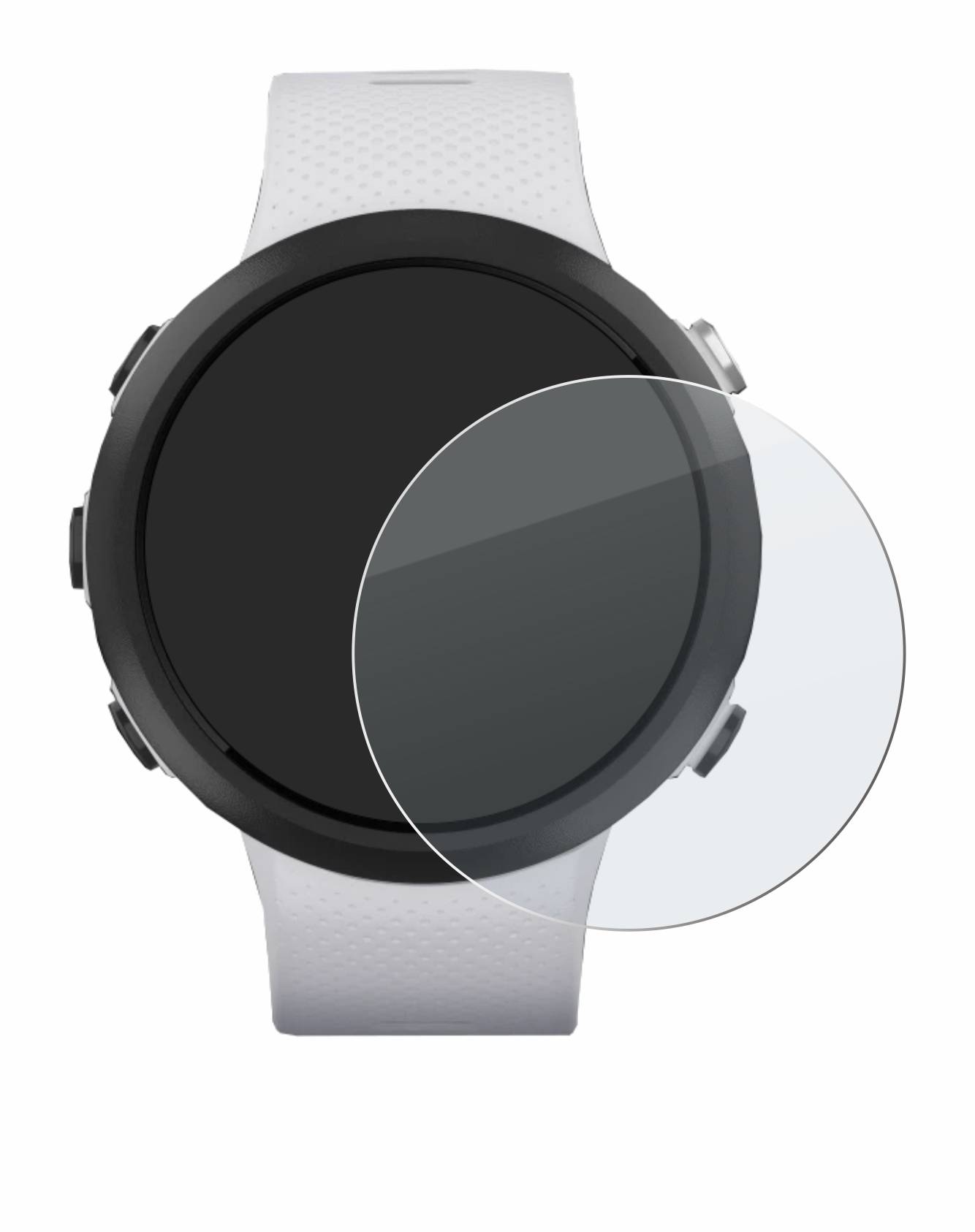 upscreen Flexible Schutz Glas Folie für Garmin Swim 2 Schutzglas 9H Hybridglas Matt Entspiegelt