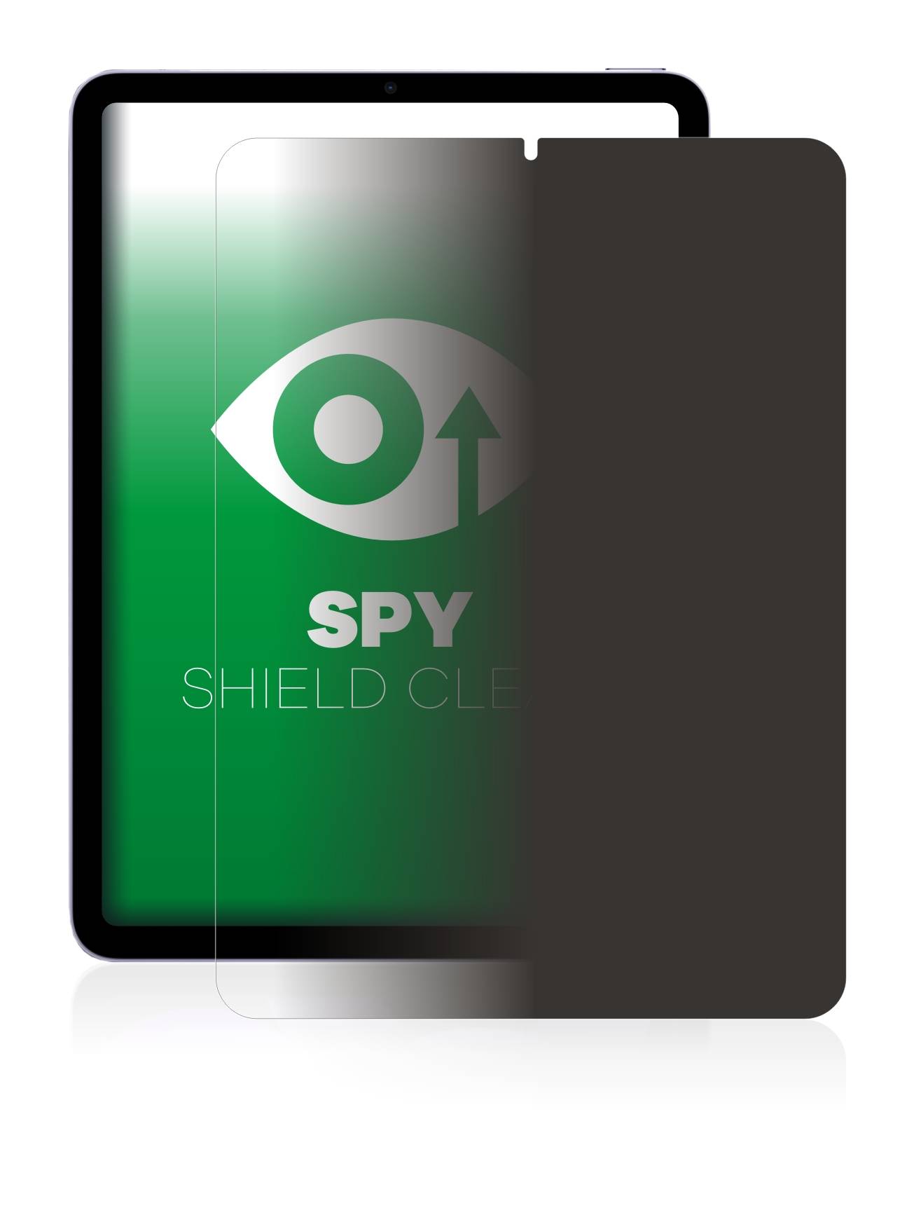 upscreen Blickschutzfolie für Apple iPad Air 5 WiFi 2022 (Hochformat, 5. Gen.) Anti-Spy Privacy Blaulichtschutz