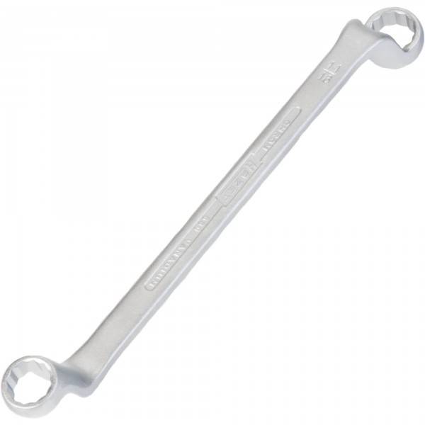 HAZET Doppel-Ringschlüssel 630A-19/32X11/16 ∙ Außen Doppel-Sechskant Profil ∙ 19⁄32 x 11⁄16 ″