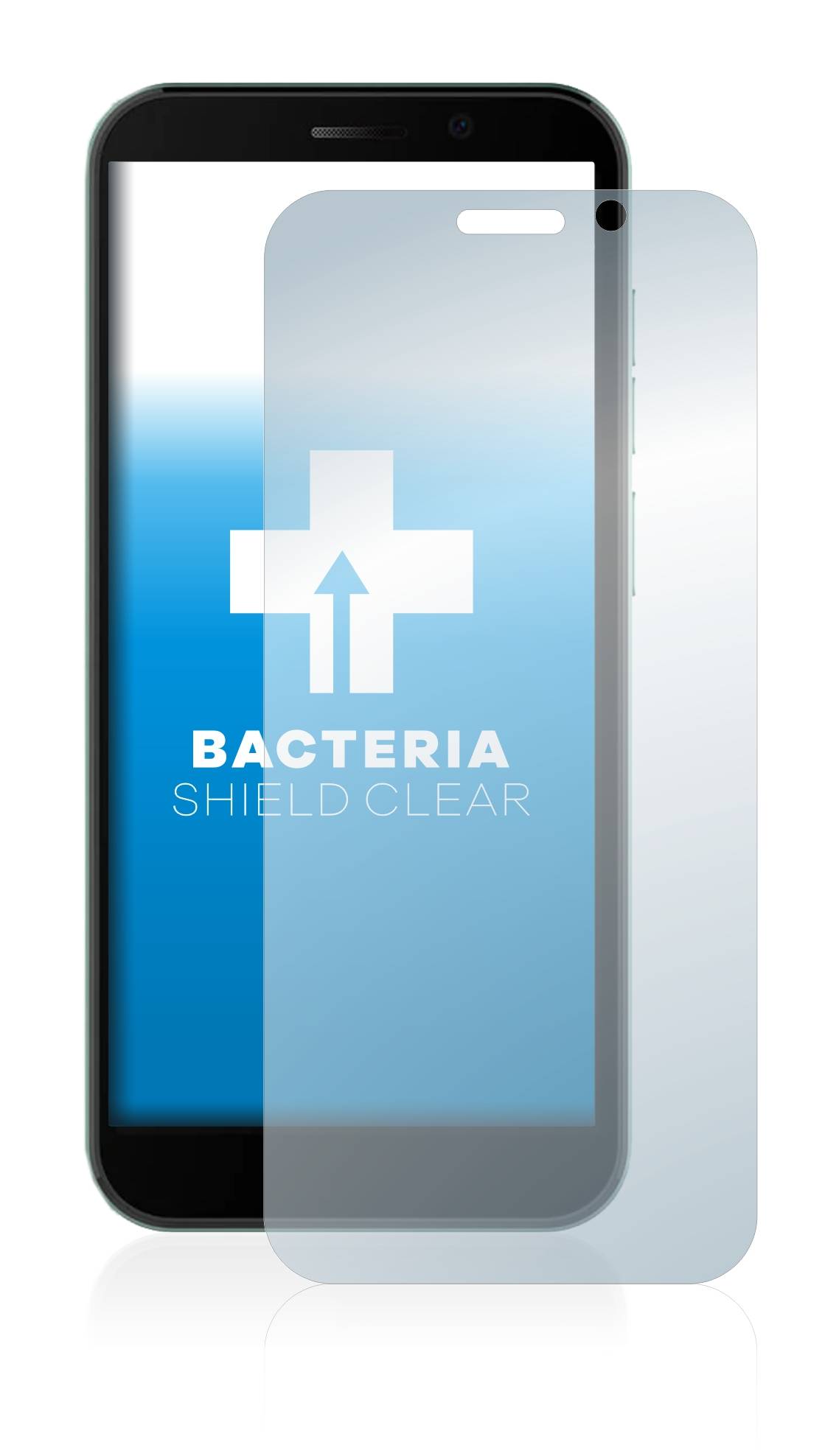 upscreen Schutzfolie für Doogee X97 Pro Antibakterielle Folie Klar Anti-Kratzer