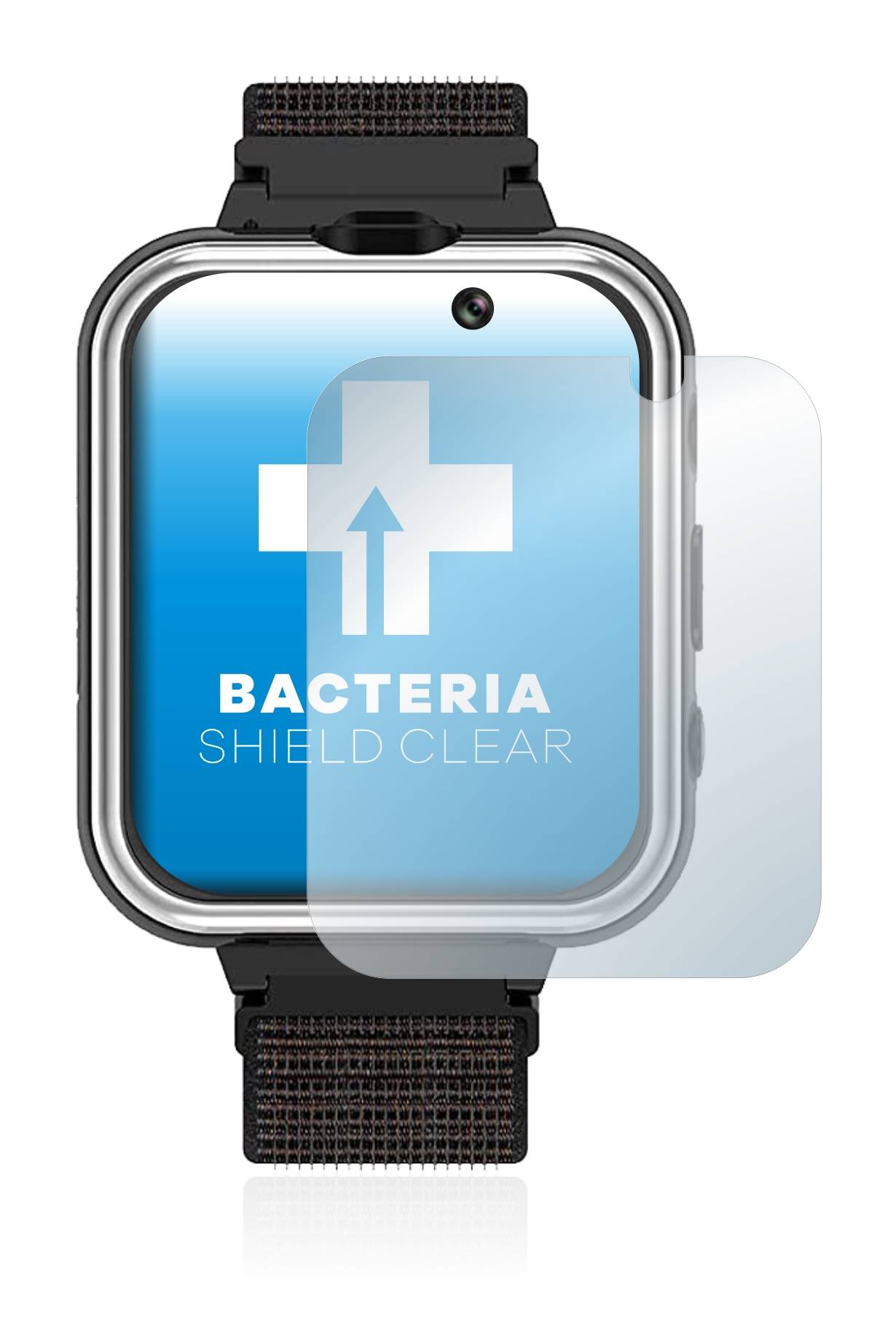 upscreen Bacteria Shield Clear Premium Antibakterielle Displayschutzfolie für Pthtechus