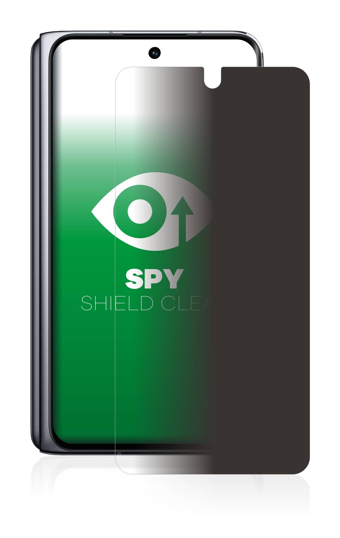 upscreen Blickschutzfolie für Oppo Find N Anti-Spy Privacy Blaulichtschutz Sichtschutzfolie