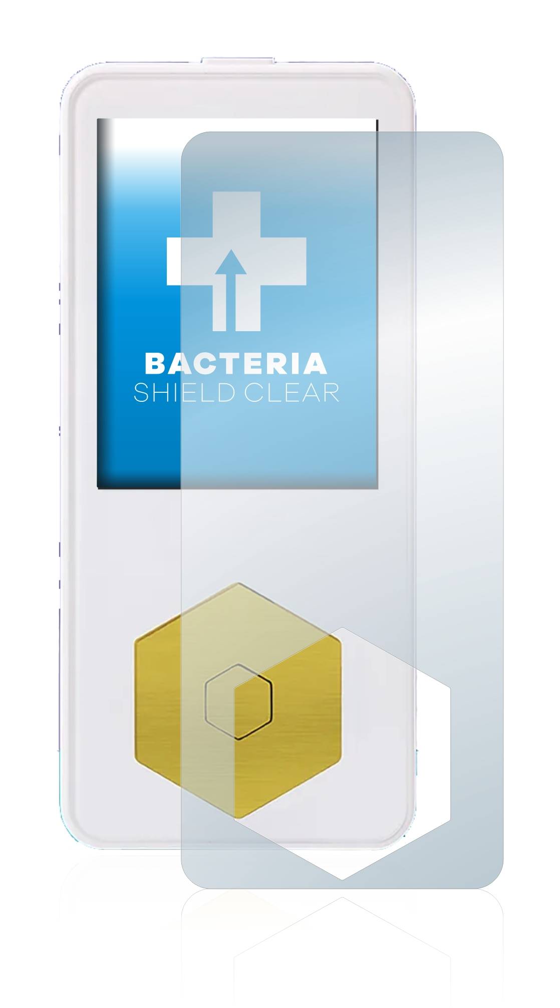 upscreen Bacteria Shield Clear Premium Antibakterielle Displayschutzfolie für Kaleido