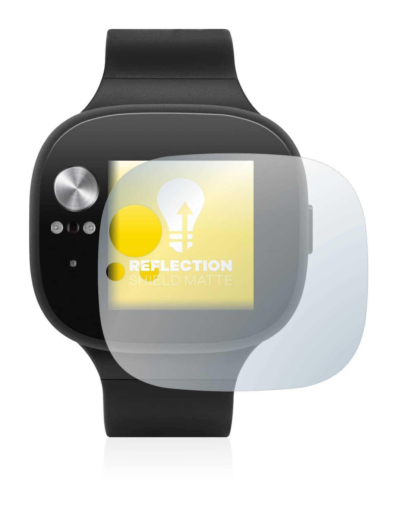 upscreen Reflection Shield Matte Premium Displayschutzfolie für Asus Vivowatch