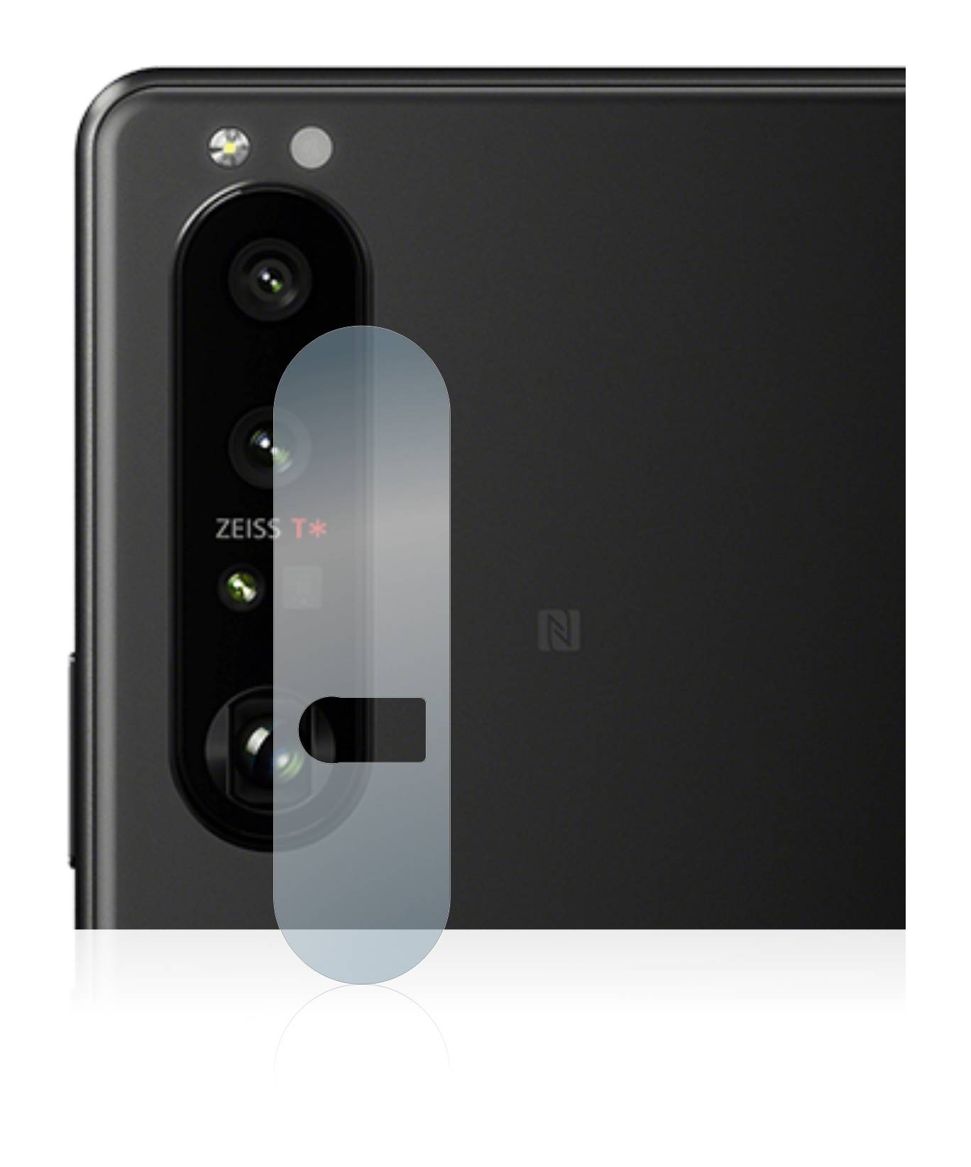 BROTECT AirGlass Flexible Schutz Glas Folie für Sony Xperia 1 III (NUR Kameraschutz) Klar Transparent