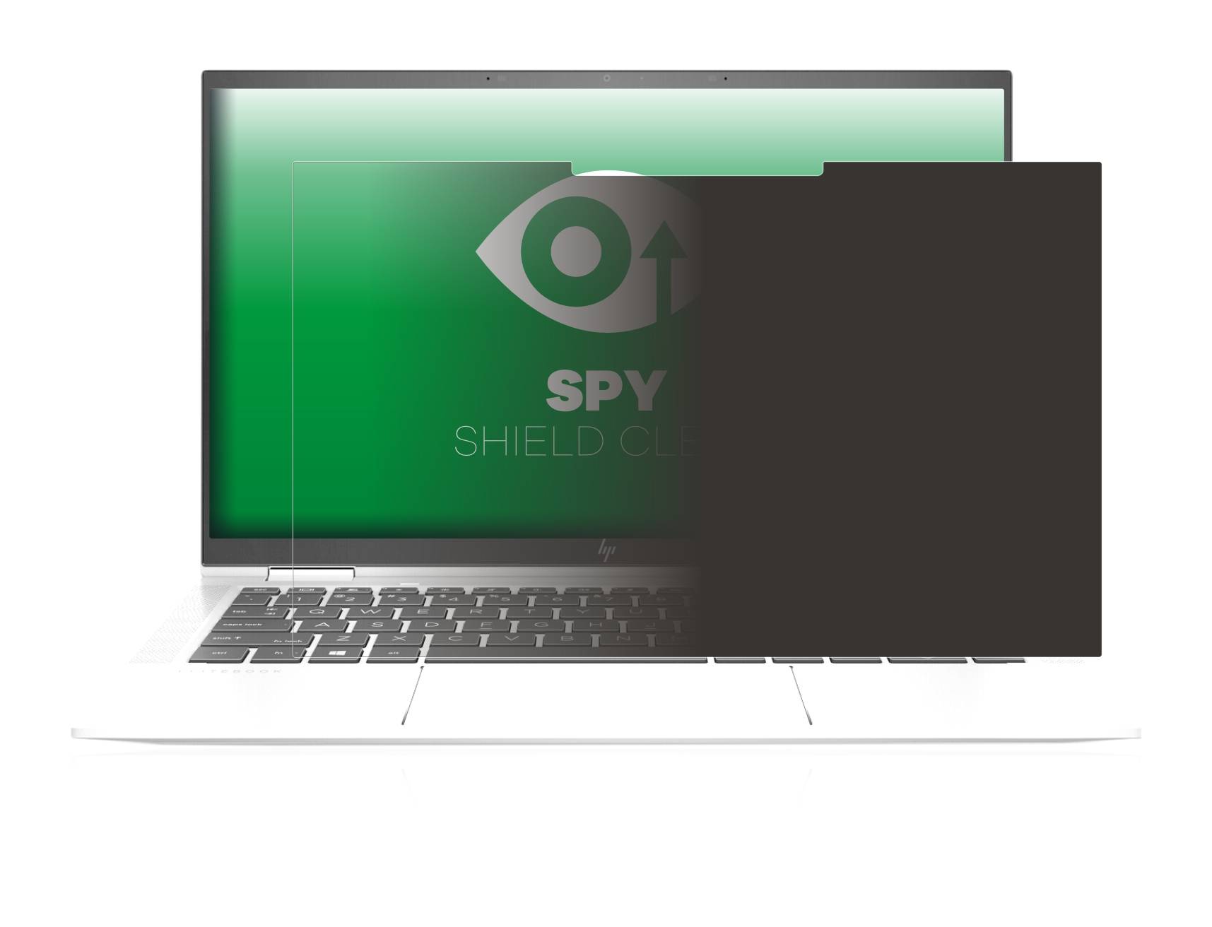 upscreen Spy Shield Clear Premium Blickschutzfolie für HP EliteBook x360 1030