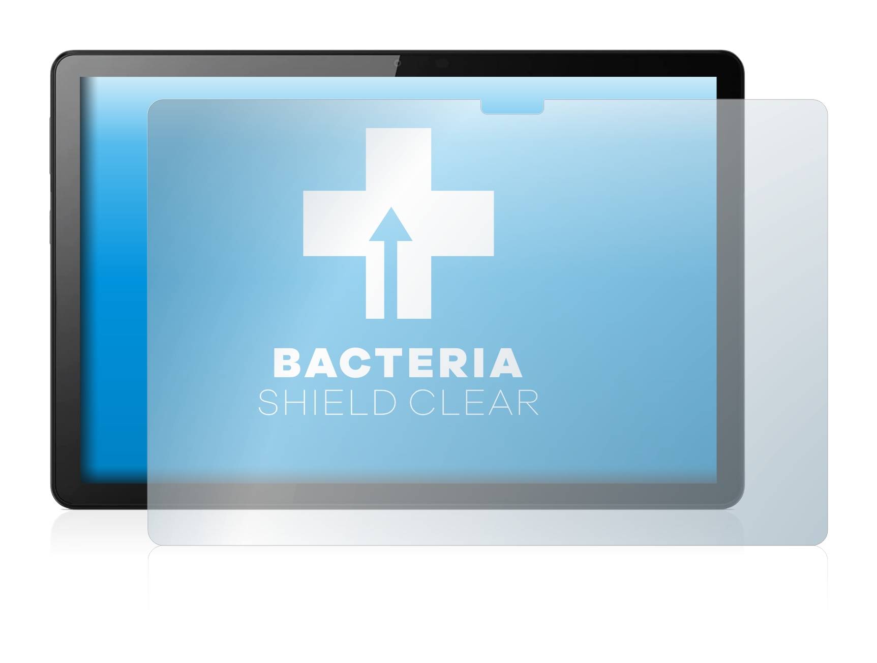 upscreen Bacteria Shield Clear Premium Antibakterielle Displayschutzfolie für Lenovo Tab M10