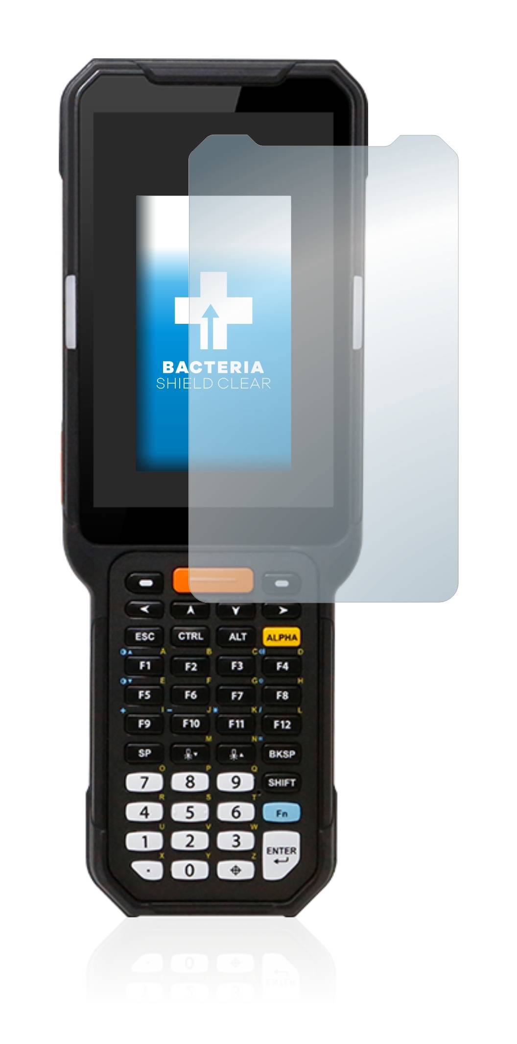 upscreen Bacteria Shield Clear Premium Antibakterielle Displayschutzfolie für Point Mobile