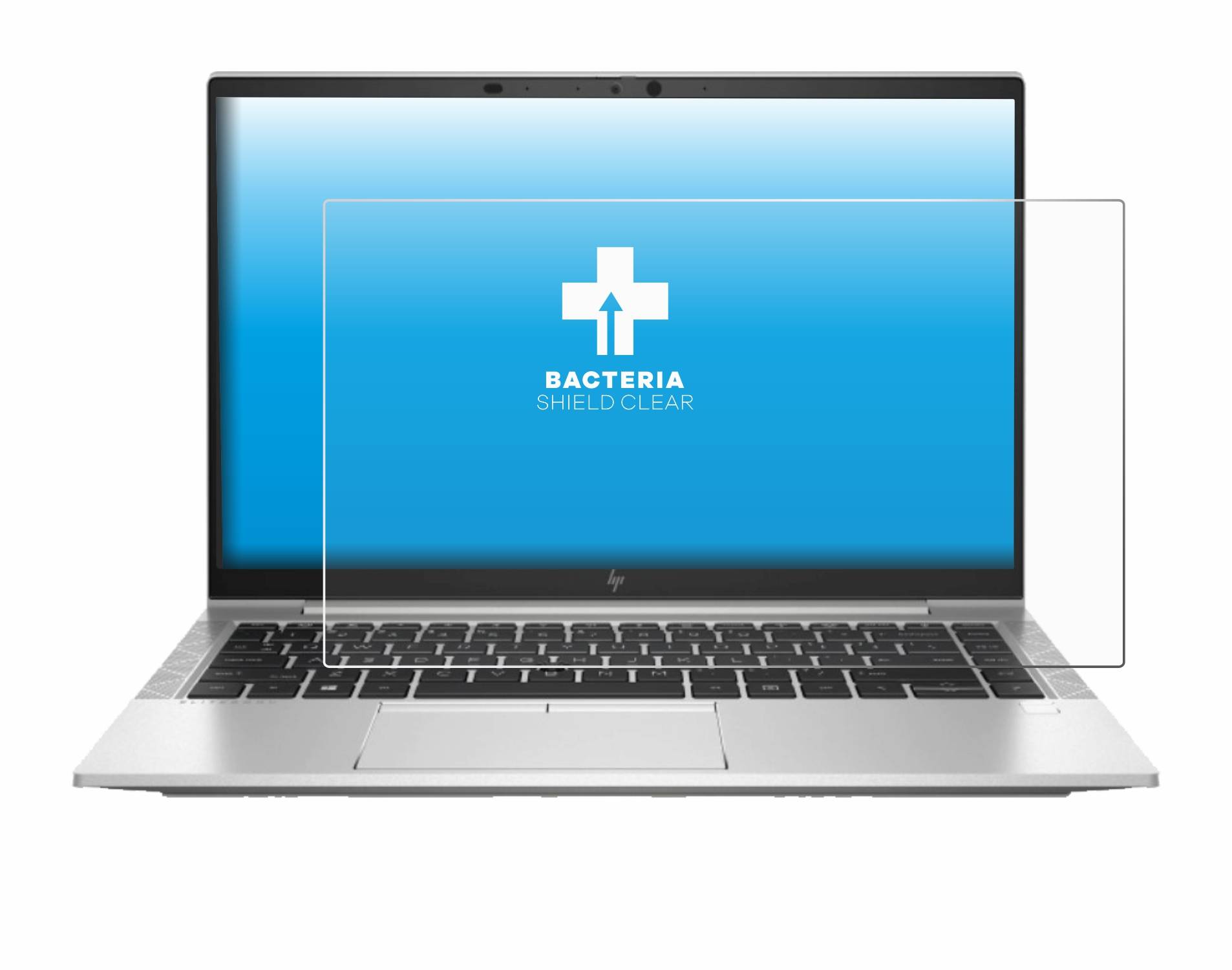 upscreen Bacteria Shield Clear Premium Antibakterielle Displayschutzfolie für HP EliteBook
