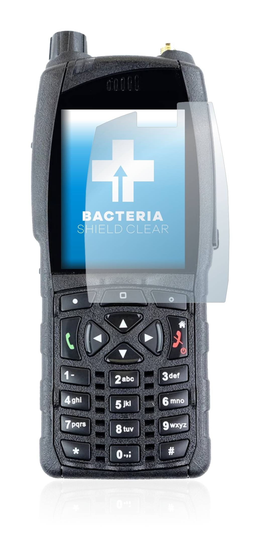 upscreen Bacteria Shield Clear Premium Antibakterielle Displayschutzfolie für Sepura