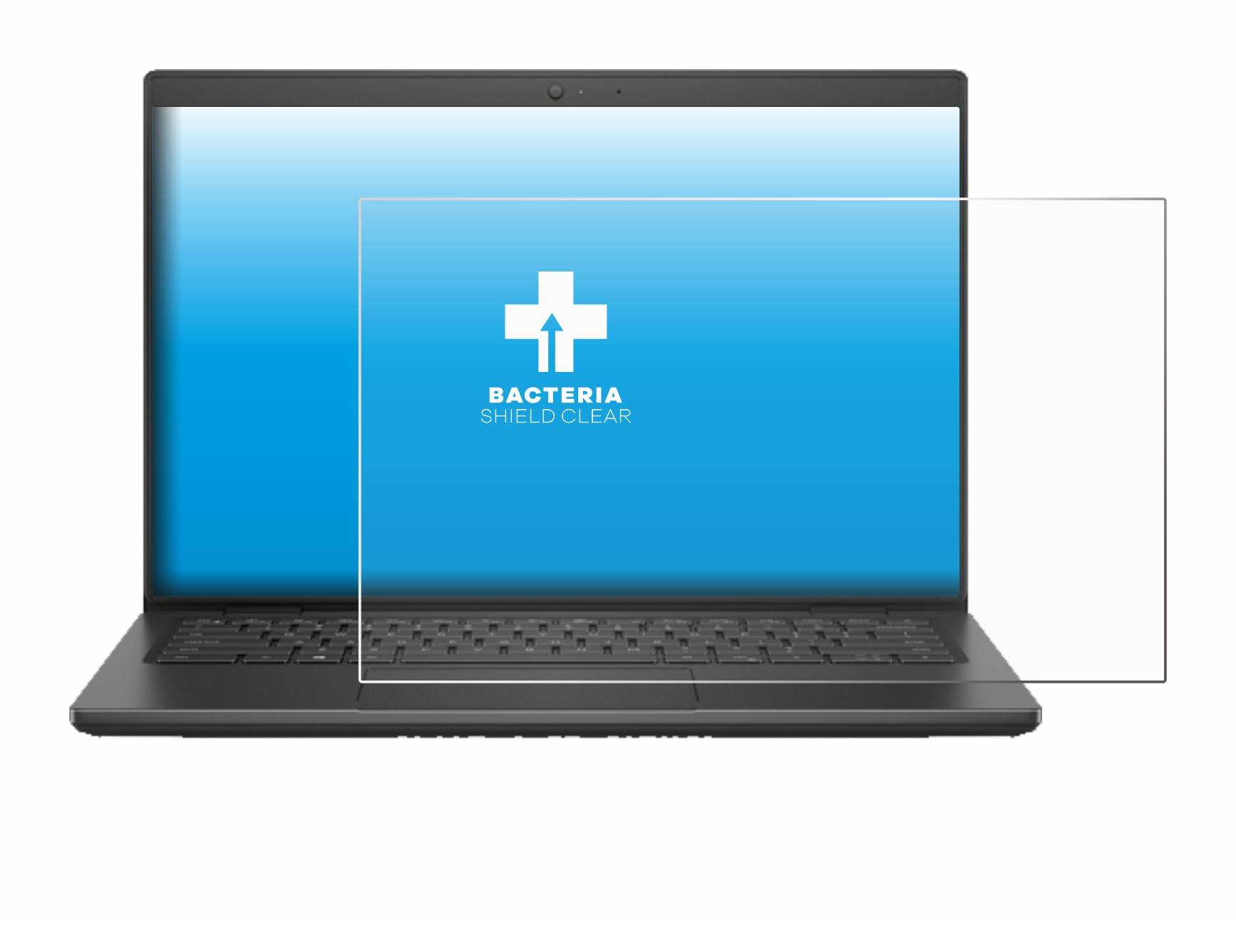 upscreen Bacteria Shield Clear Premium Antibakterielle Displayschutzfolie für Dell Latitude
