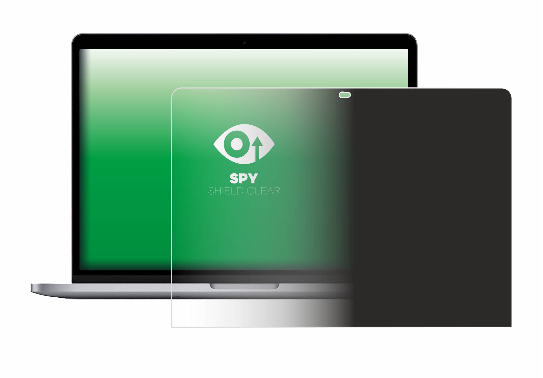 upscreen Blickschutzfolie für Apple MacBook Pro M1 13" 2020 Anti-Spy Privacy Blaulichtschutz Sichtschutzfolie