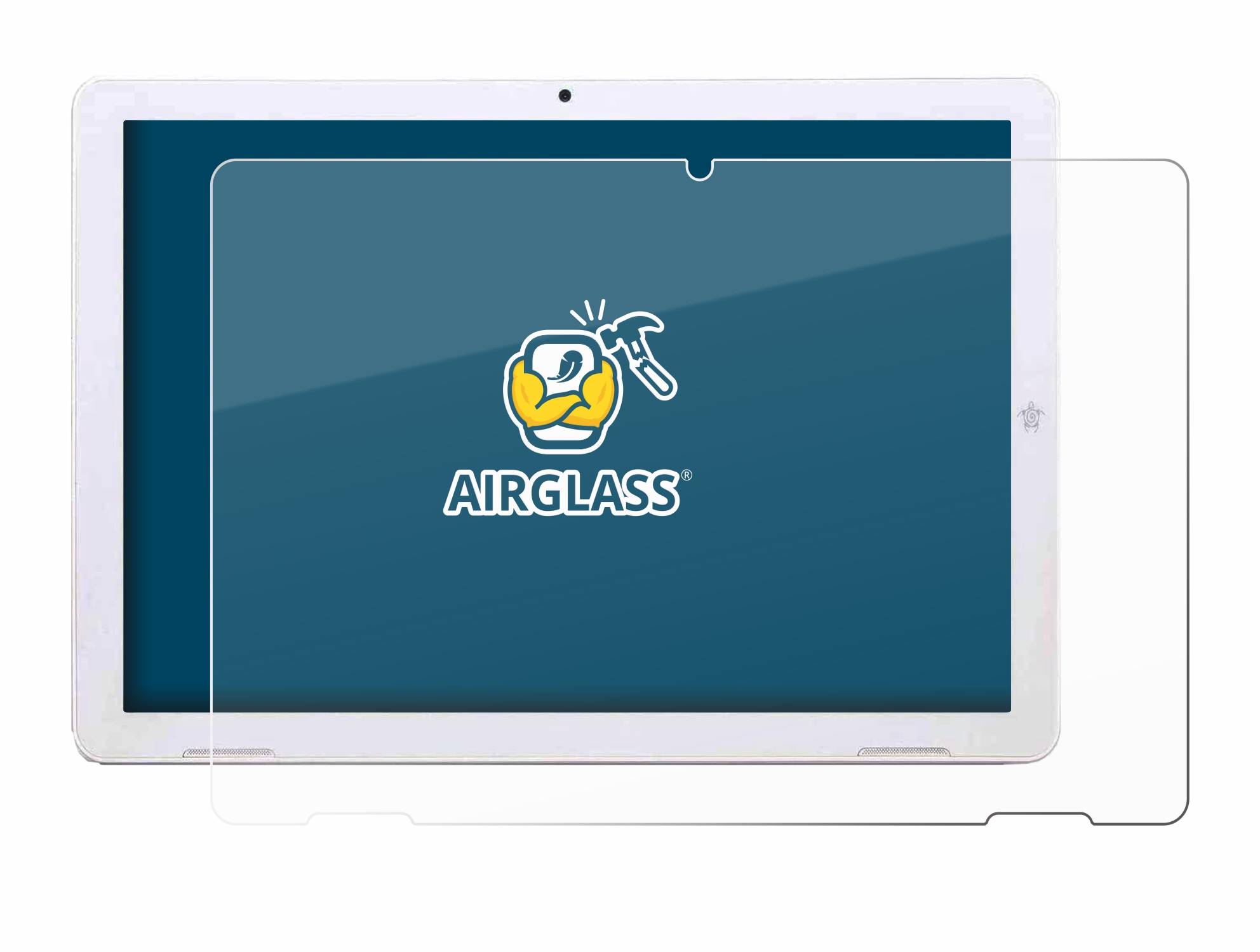 BROTECT AirGlass Flexible Schutz Glas Folie für Mediacom SmartPad Iyo 10 Klar Transparent