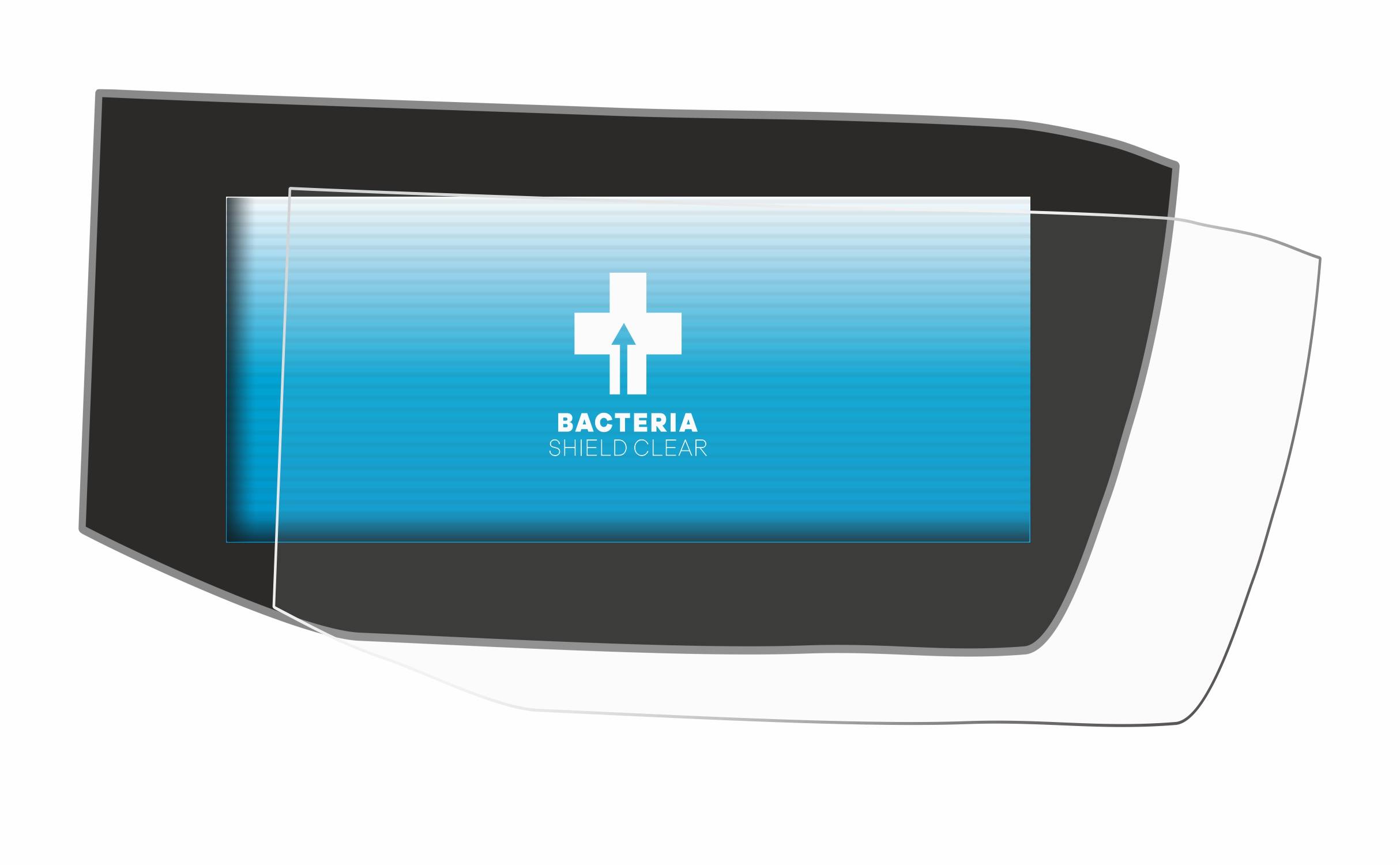 upscreen Bacteria Shield Clear Premium Antibakterielle Displayschutzfolie für Volkswagen
