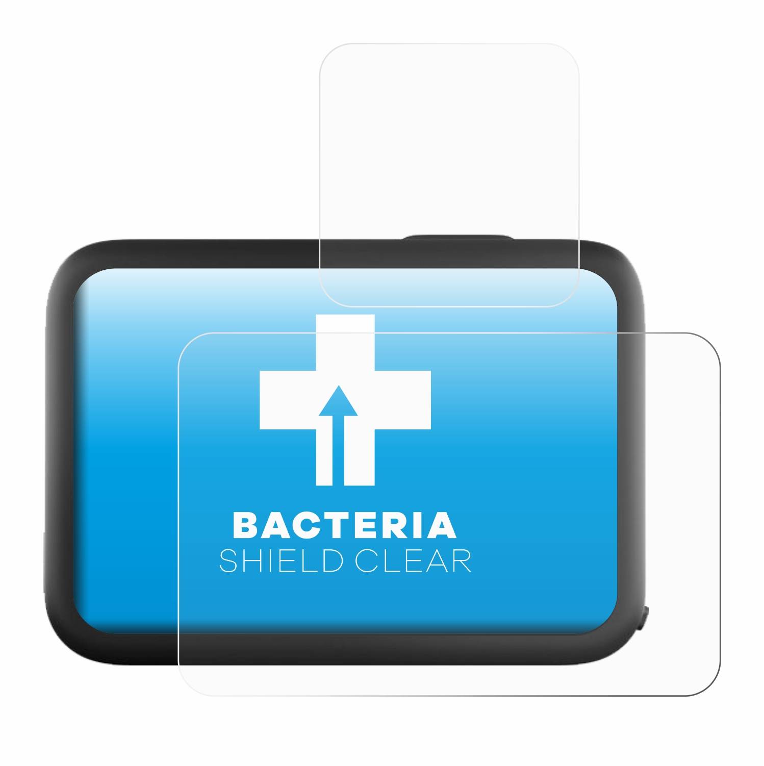 upscreen Bacteria Shield Clear Premium Antibakterielle Displayschutzfolie für GoPro Hero