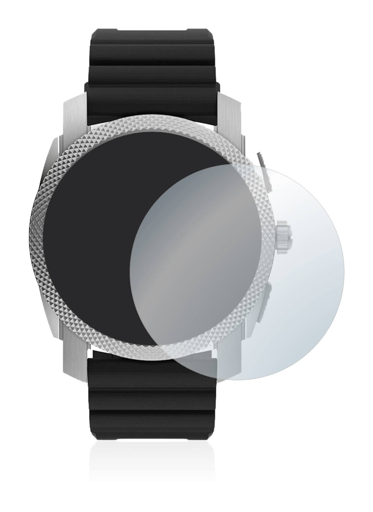 upscreen Bacteria Shield Clear Premium Antibakterielle Displayschutzfolie für Fossil Gen 6