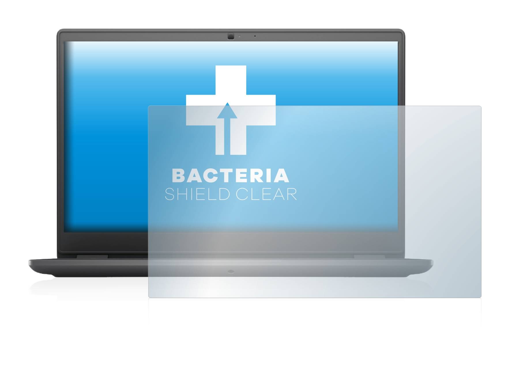 upscreen Bacteria Shield Clear Premium Antibakterielle Displayschutzfolie für Dell Latitude