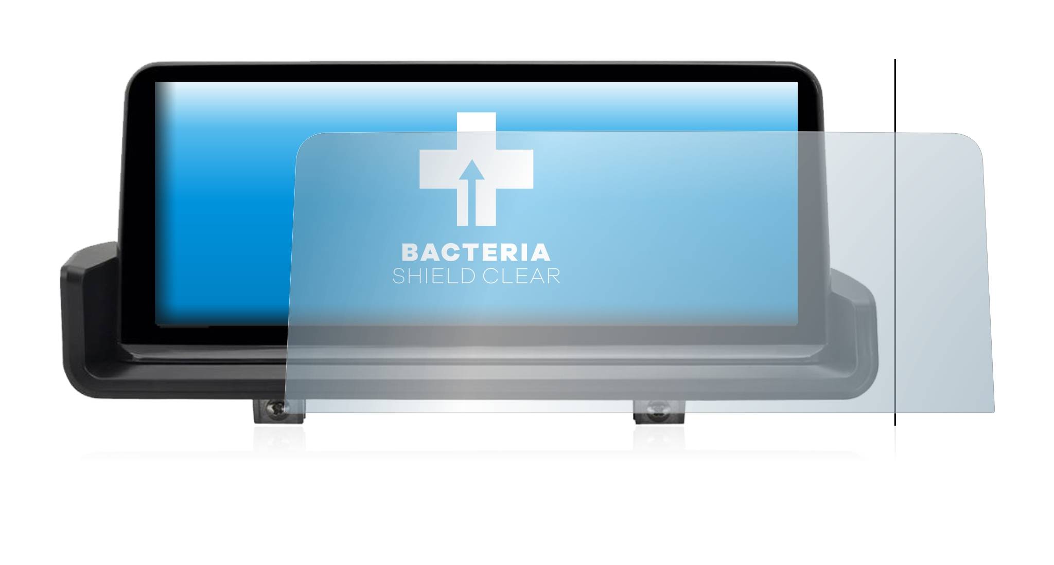 upscreen Bacteria Shield Clear Premium Antibakterielle Displayschutzfolie für BMW 3 VioVox