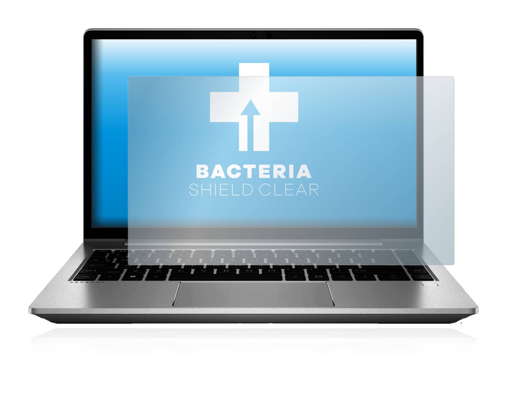 upscreen Bacteria Shield Clear Premium Antibakterielle Displayschutzfolie für HP ProBook 640