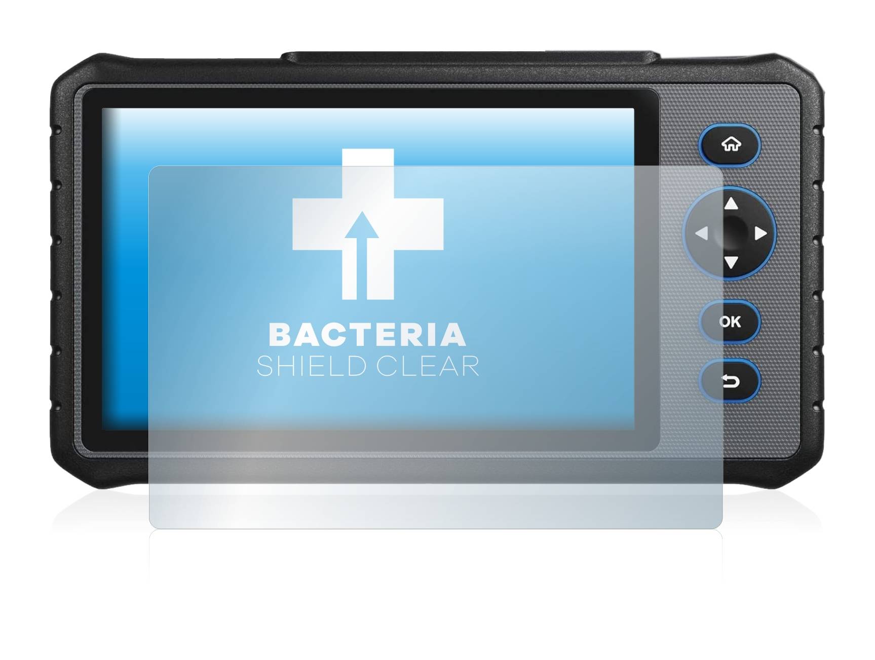 upscreen Bacteria Shield Clear Premium Antibakterielle Displayschutzfolie für Topdon