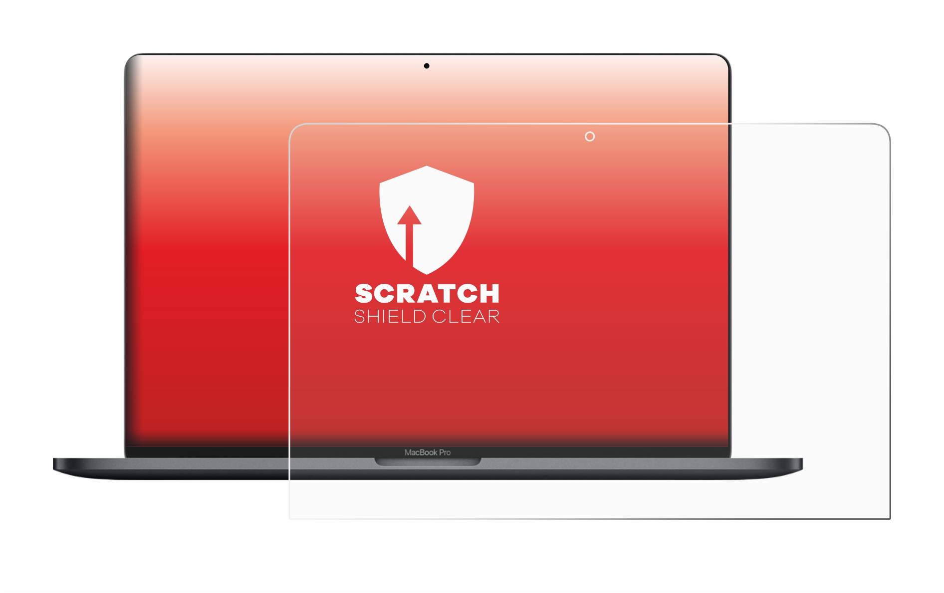 upscreen Scratch Shield Clear Premium Displayschutzfolie für Apple MacBook Pro 13