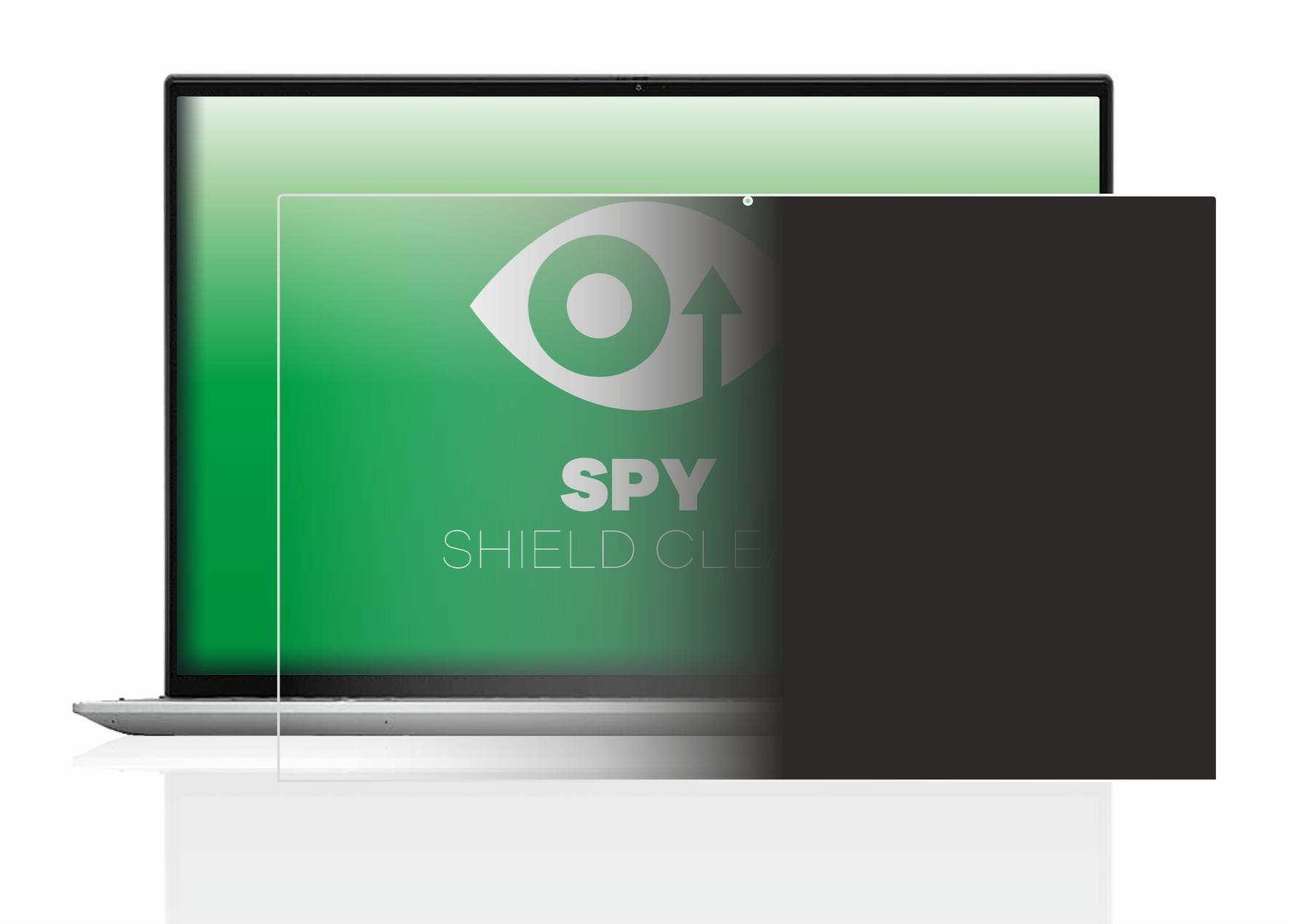 upscreen Spy Shield Clear Premium Blickschutzfolie für Dell Inspiron 17 7706