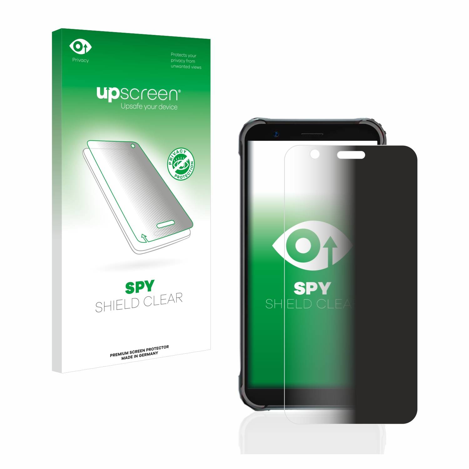 upscreen Blickschutzfolie für Blackview BV4900 Pro Anti-Spy Privacy Blaulichtschutz Sichtschutzfolie