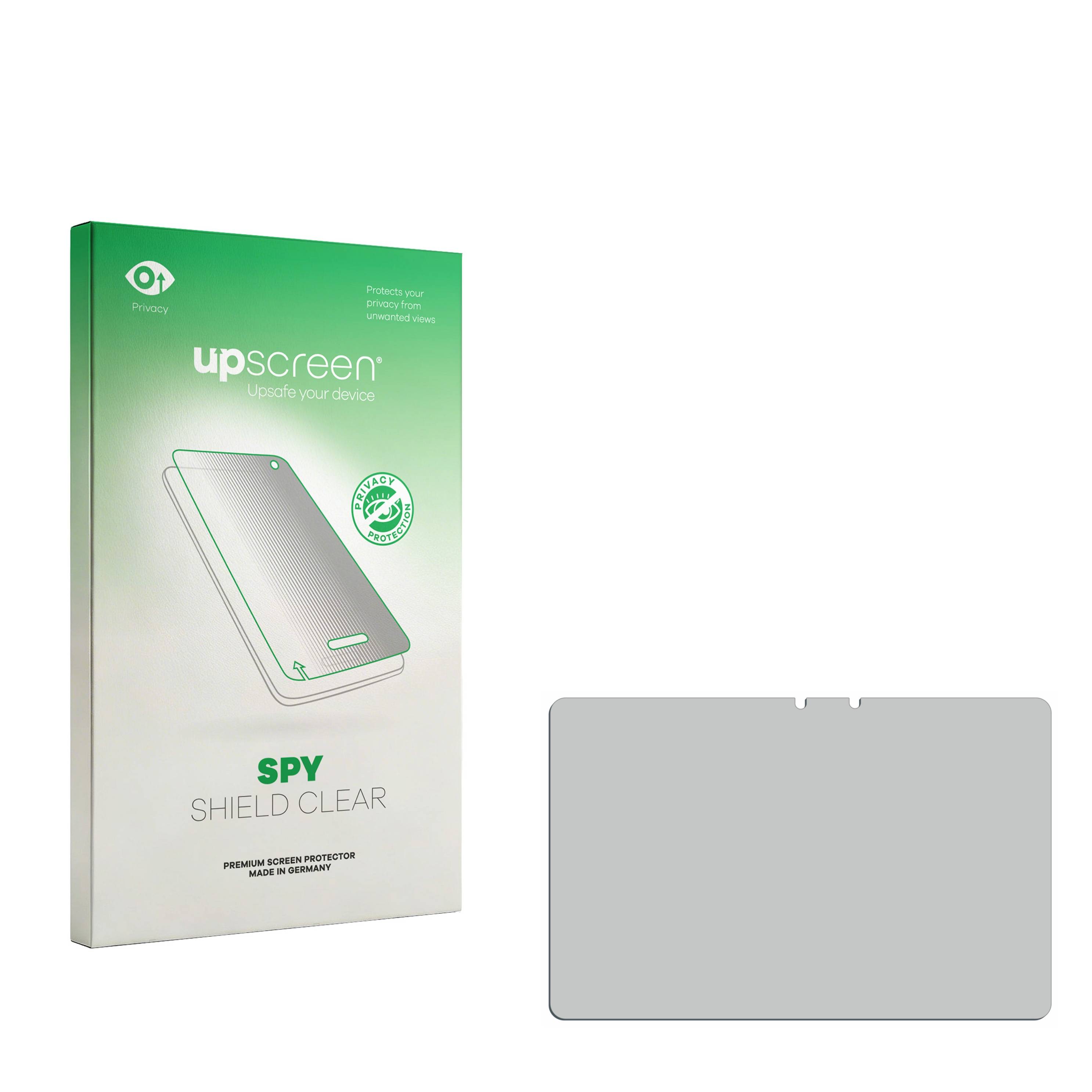 upscreen Blickschutzfolie für Samsung Galaxy Tab S7 WiFi 2020 (im Querformat) Anti-Spy Privacy Blaulichtschutz