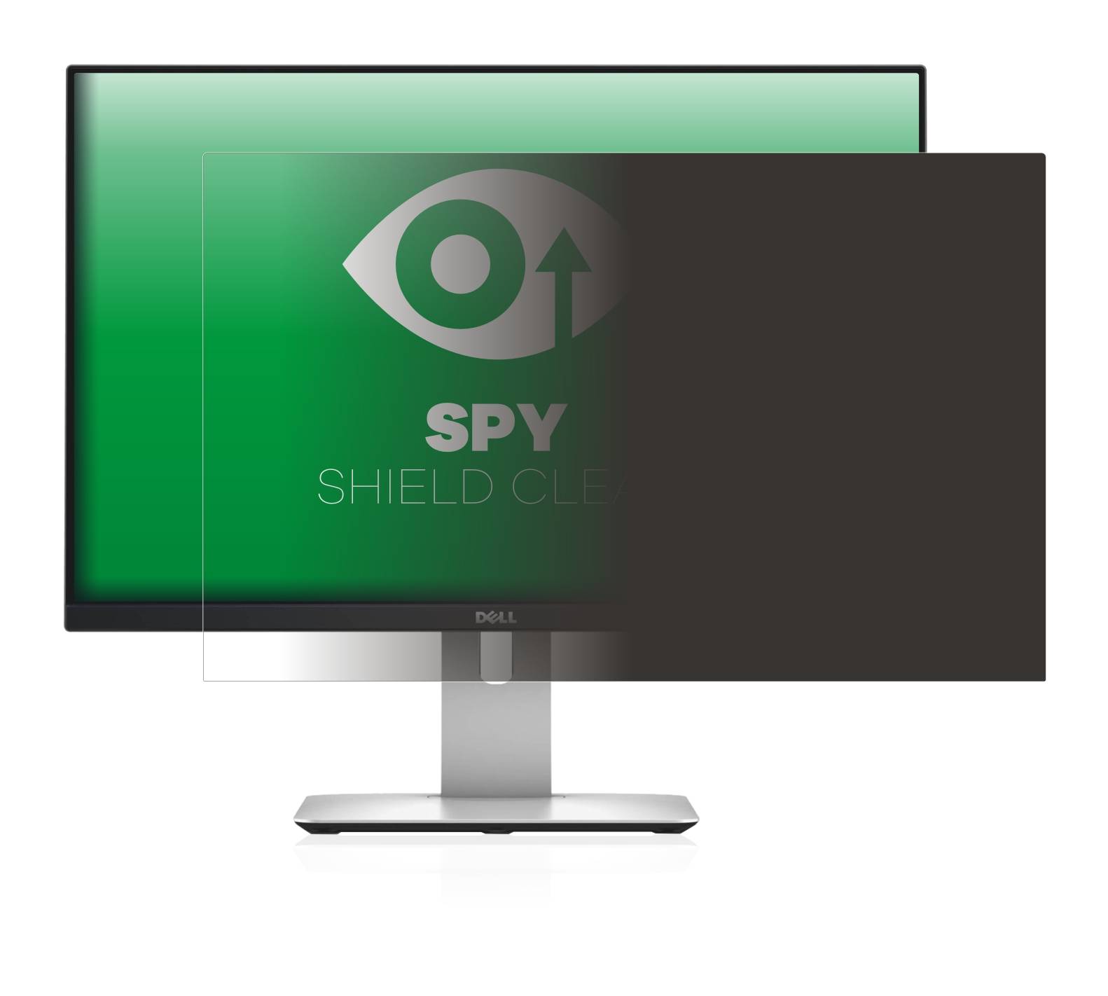 upscreen Spy Shield Clear Premium Blickschutzfolie für Dell Ultrasharp