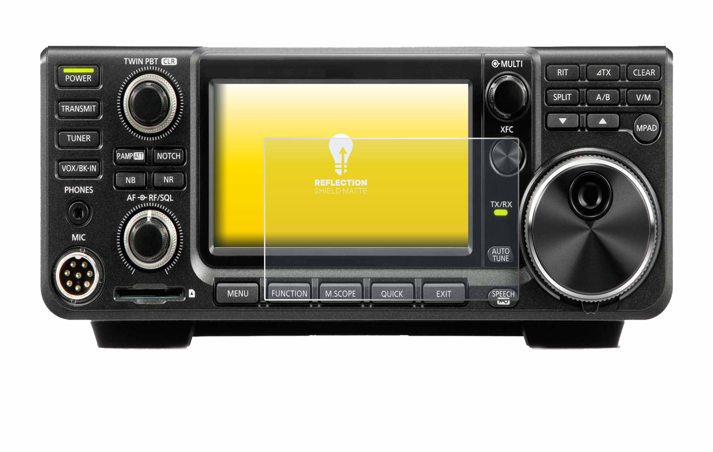 upscreen Reflection Shield Matte Premium Displayschutzfolie für Icom