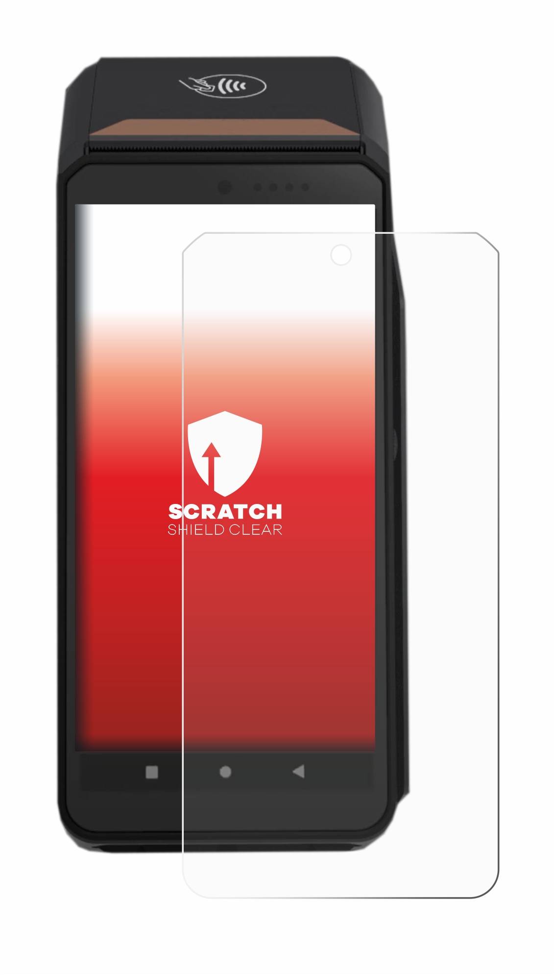 upscreen Scratch Shield Clear Premium Displayschutzfolie für Ingenico Axium