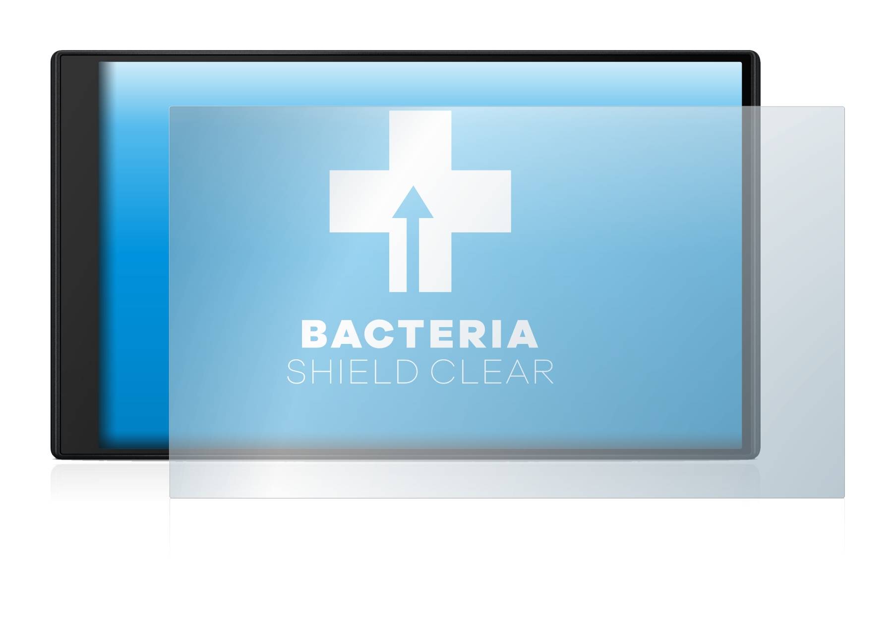 upscreen Bacteria Shield Clear Premium Antibakterielle Displayschutzfolie für Garmin Camper