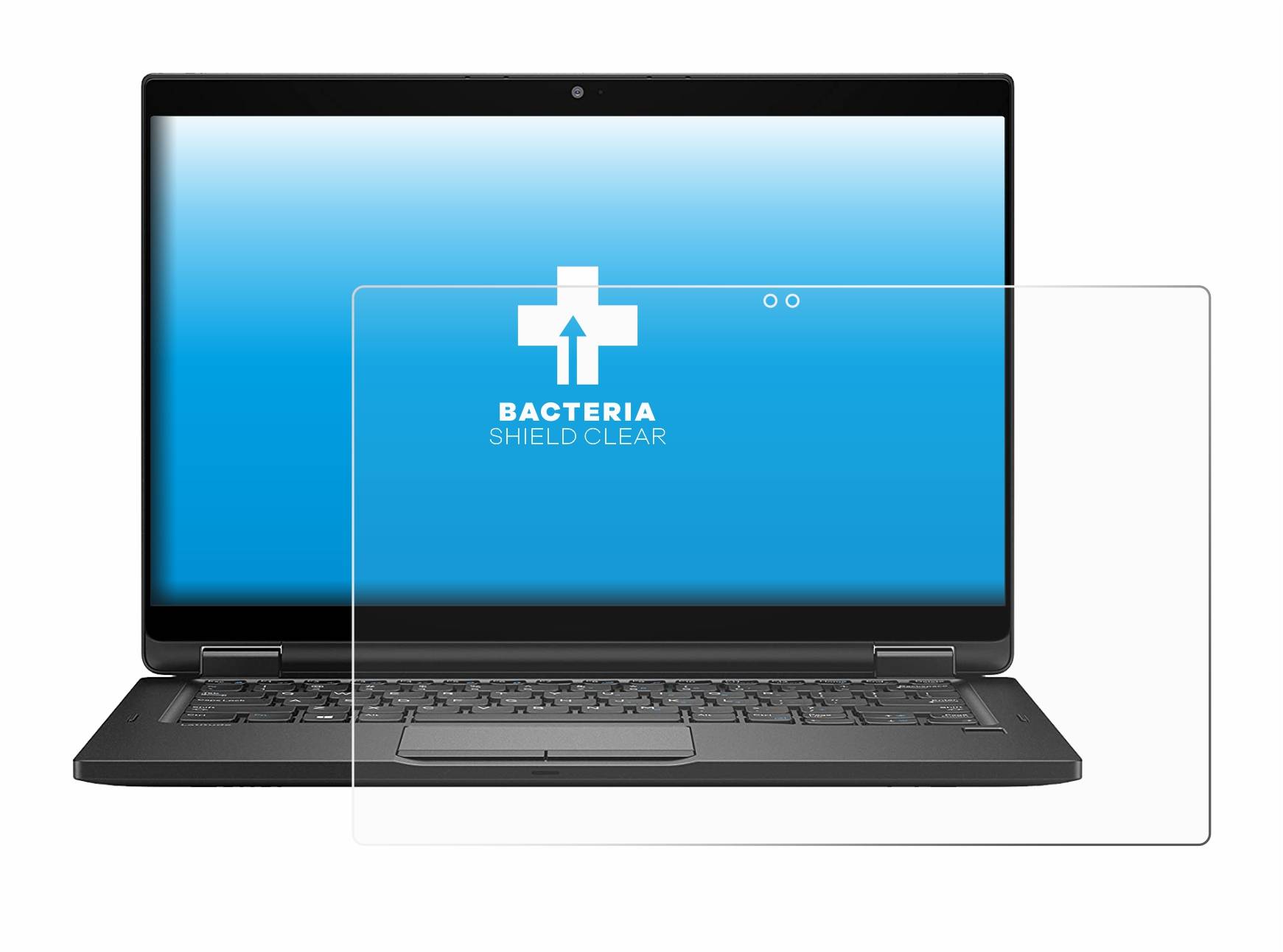 upscreen Bacteria Shield Clear Premium Antibakterielle Displayschutzfolie für Dell Latitude