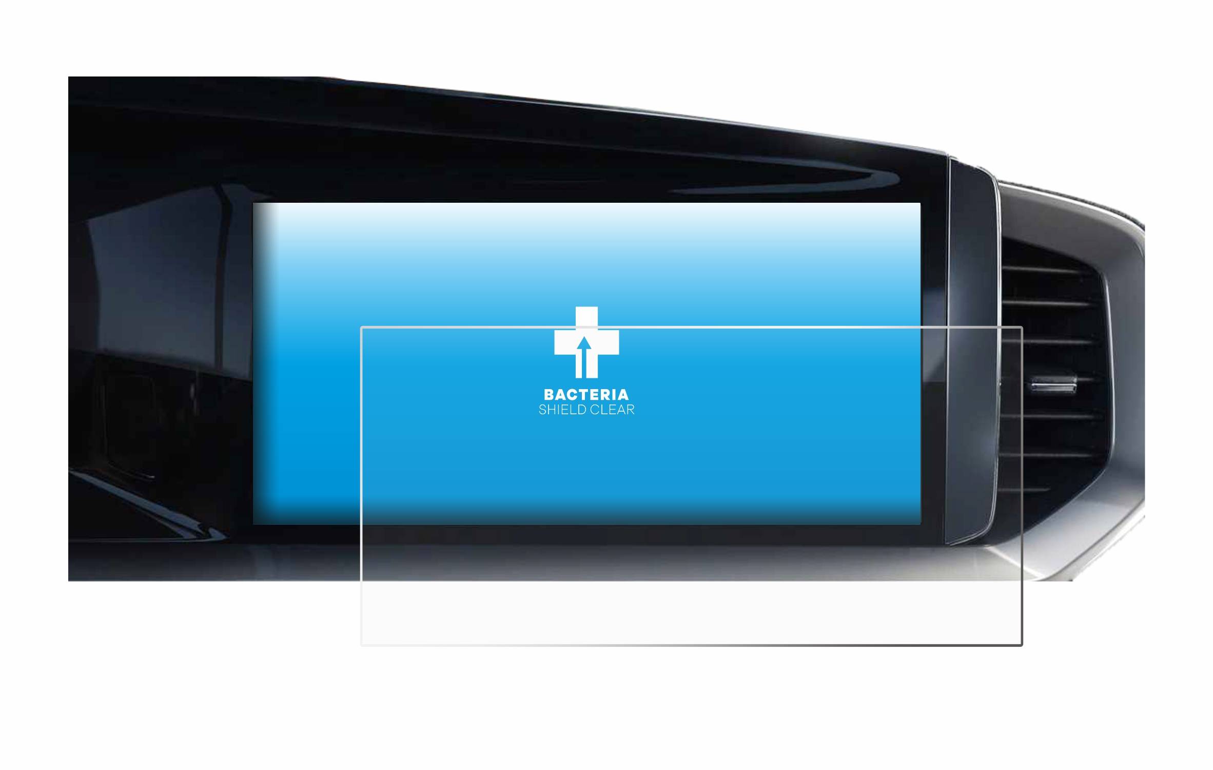 upscreen Bacteria Shield Clear Premium Antibakterielle Displayschutzfolie für Opel Mokka B