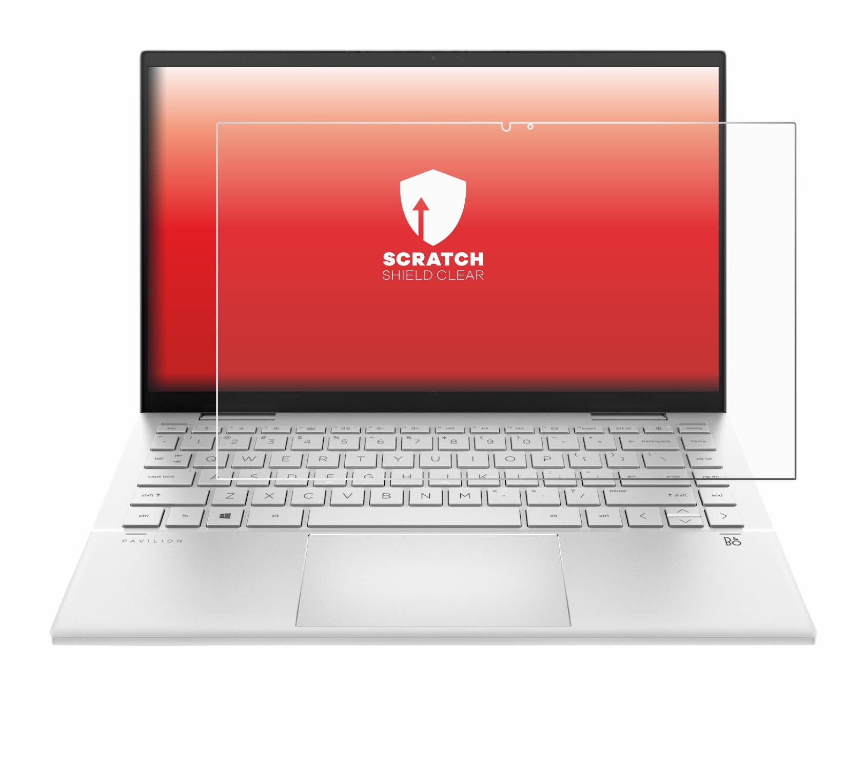 upscreen Scratch Shield Clear Premium Displayschutzfolie für HP Pavilion x360