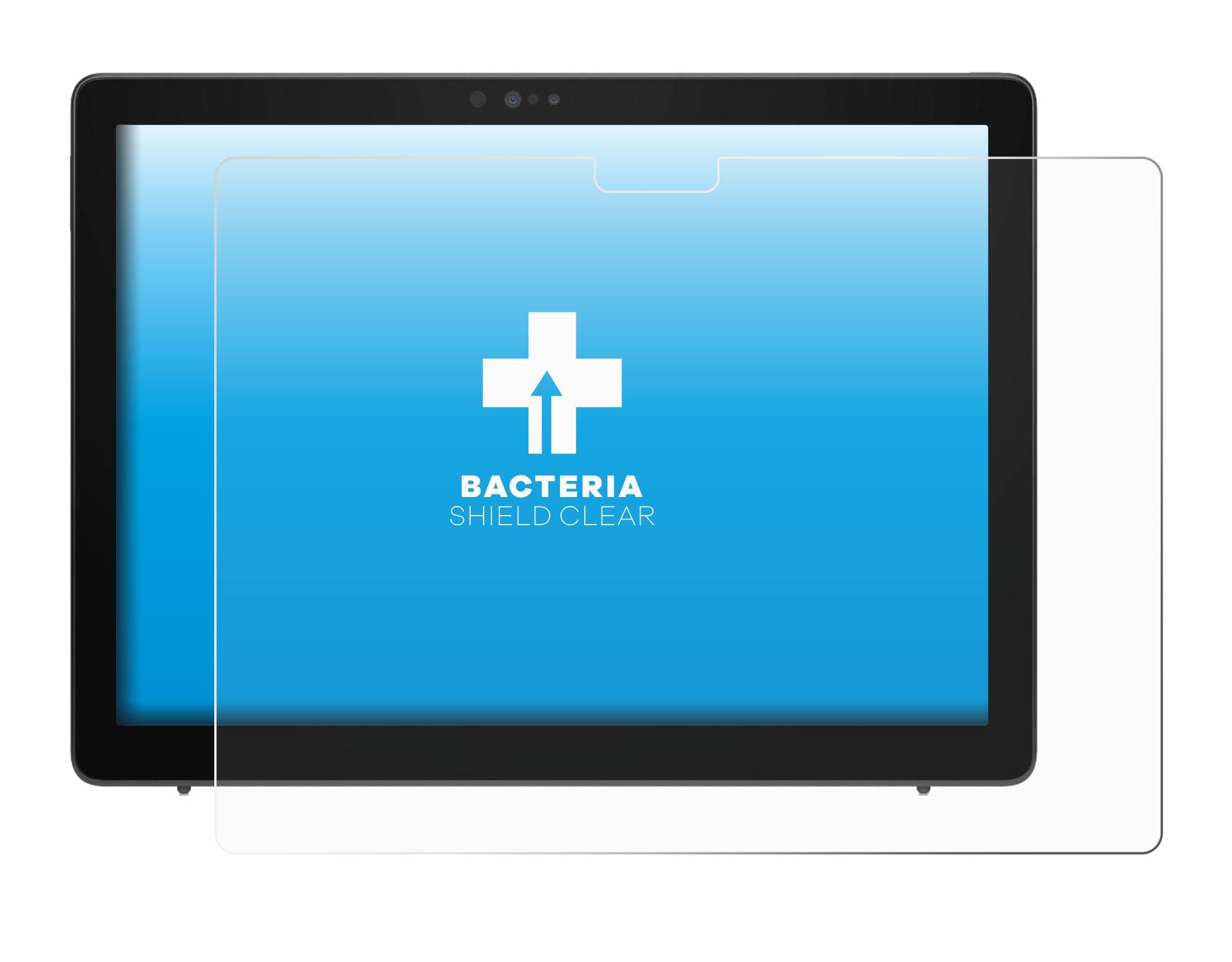 upscreen Bacteria Shield Clear Premium Antibakterielle Displayschutzfolie für Dell Latitude