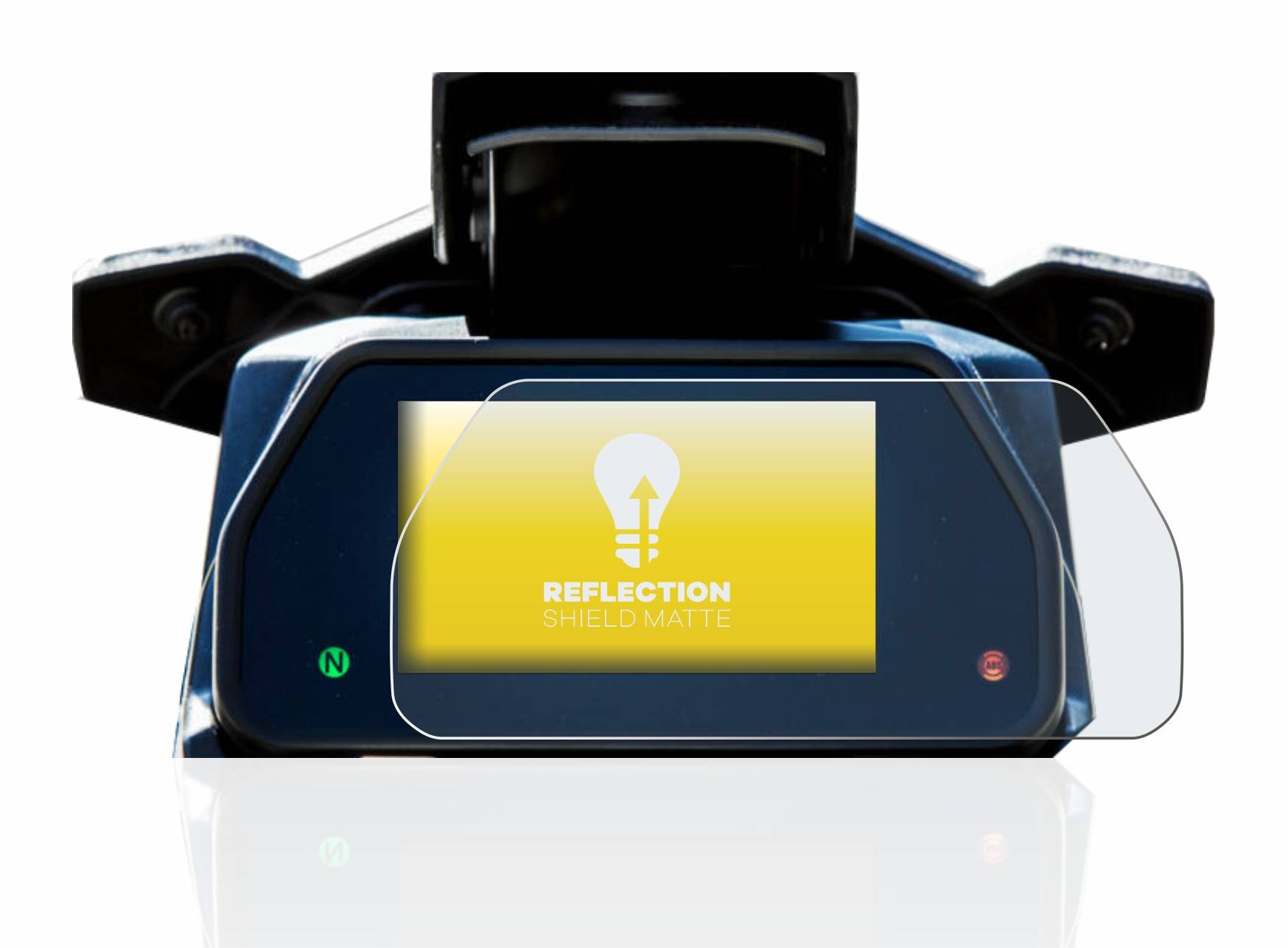 upscreen Reflection Shield Matte Premium Displayschutzfolie für Yamaha Tracer 900 GT