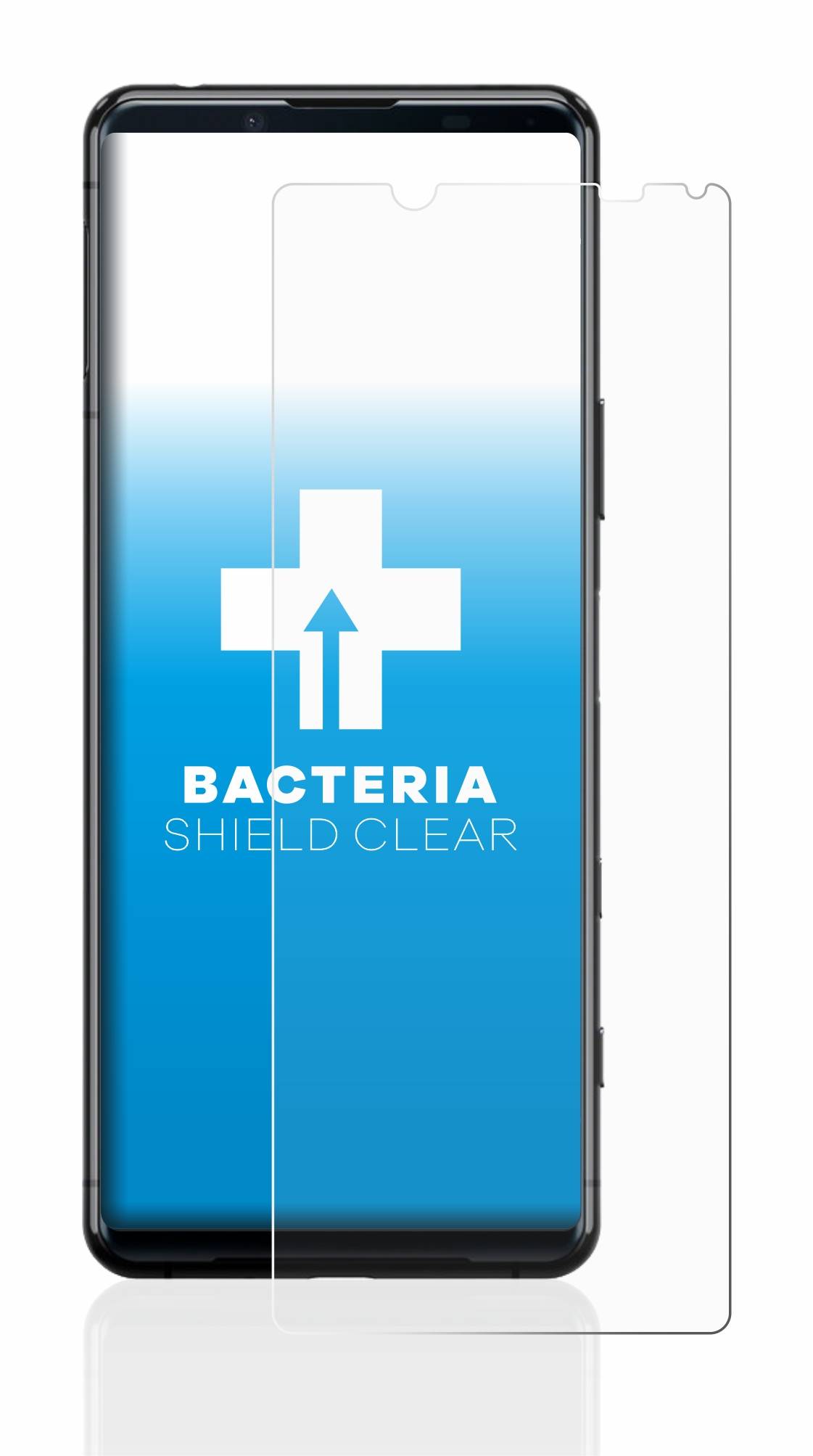 upscreen Schutzfolie für Sony Xperia 5 II Antibakterielle Folie Klar Anti-Kratzer