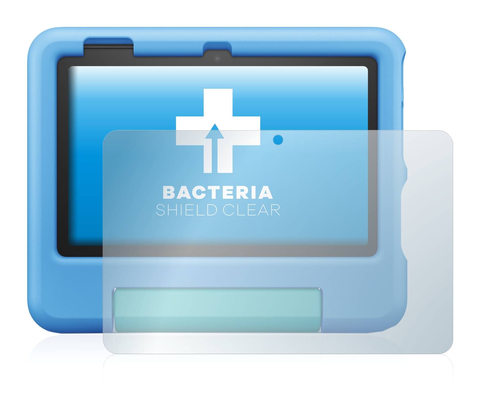 upscreen Bacteria Shield Clear Premium Antibakterielle Displayschutzfolie für Amazon Fire 7