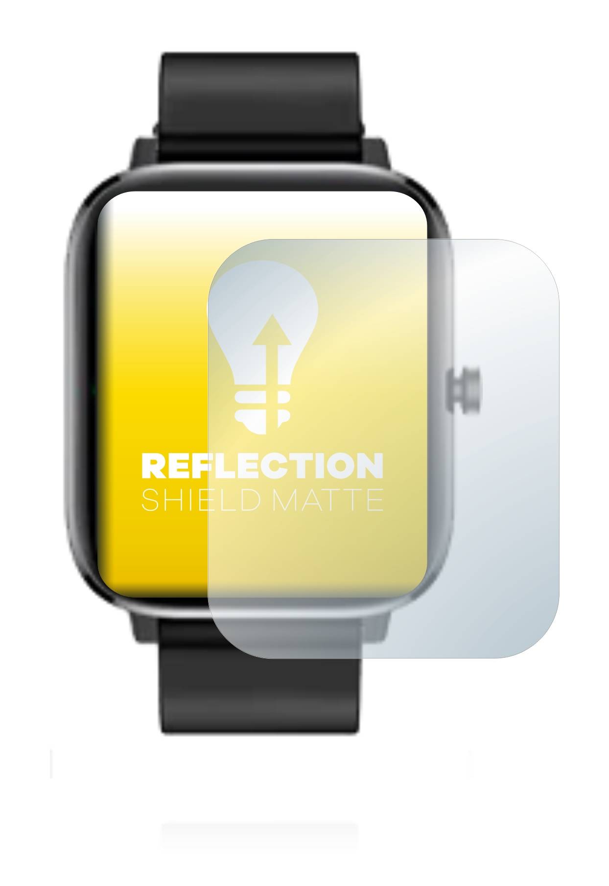 upscreen Reflection Shield Matte Premium Displayschutzfolie für XWatch Pro Elite