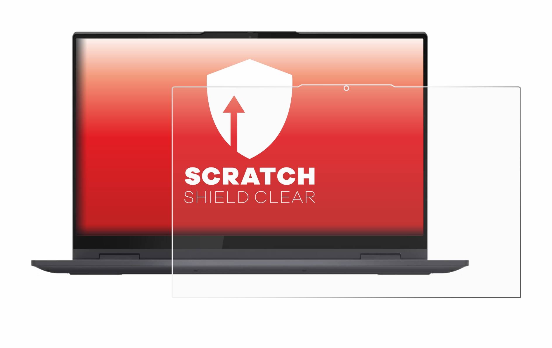 upscreen Scratch Shield Clear Premium Displayschutzfolie für Lenovo Yoga Duet 7i