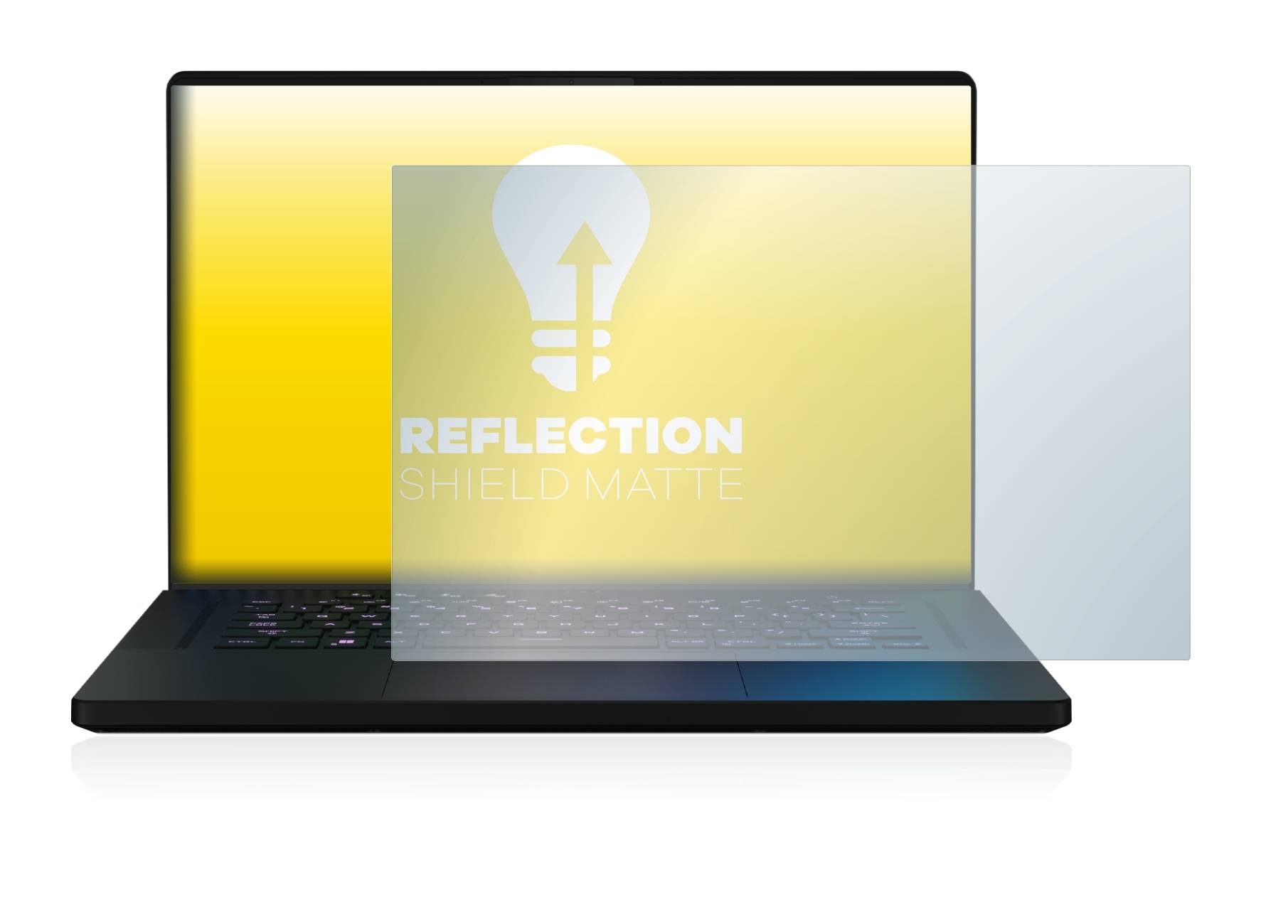 upscreen Reflection Shield Matte Premium Displayschutzfolie für Asus ROG Zephyrus M16