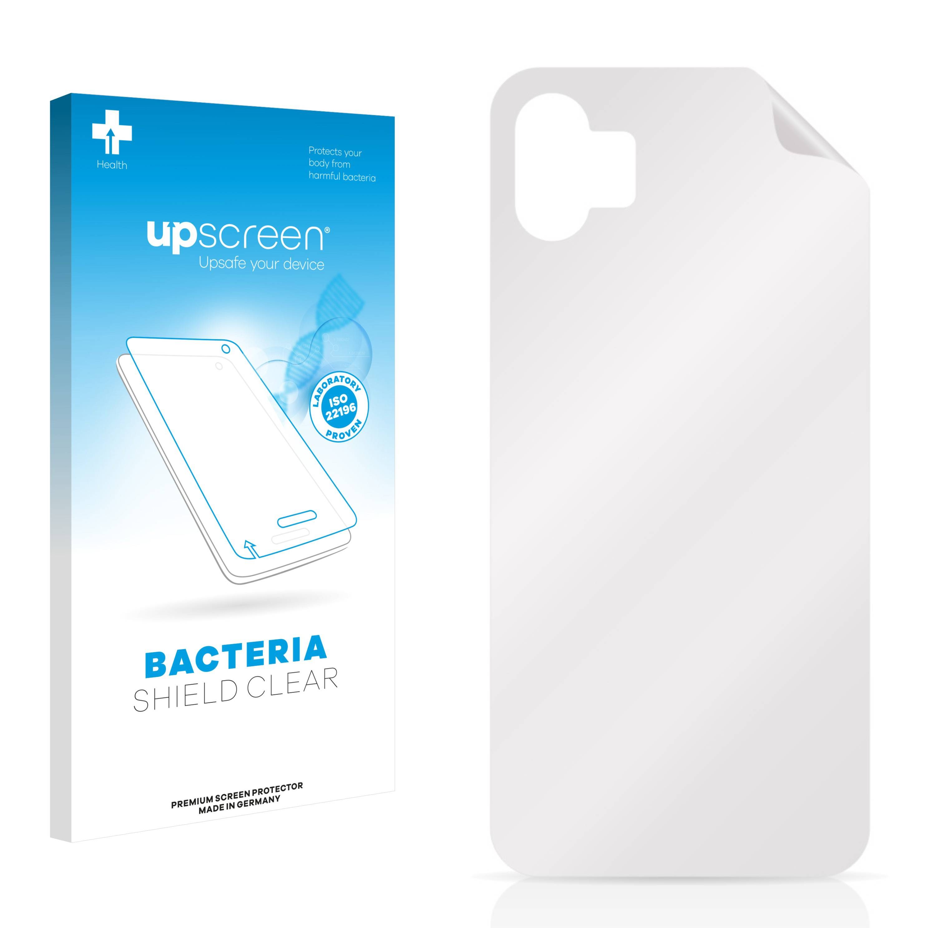upscreen Schutzfolie für Nothing Phone (1) (Rückseite) Antibakterielle Folie Klar Anti-Kratzer