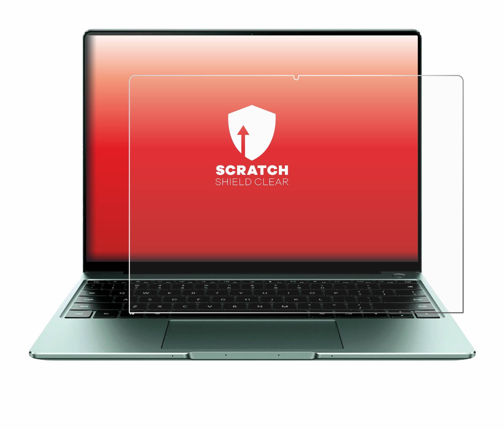 upscreen Scratch Shield Clear Premium Displayschutzfolie für Huawei MateBook